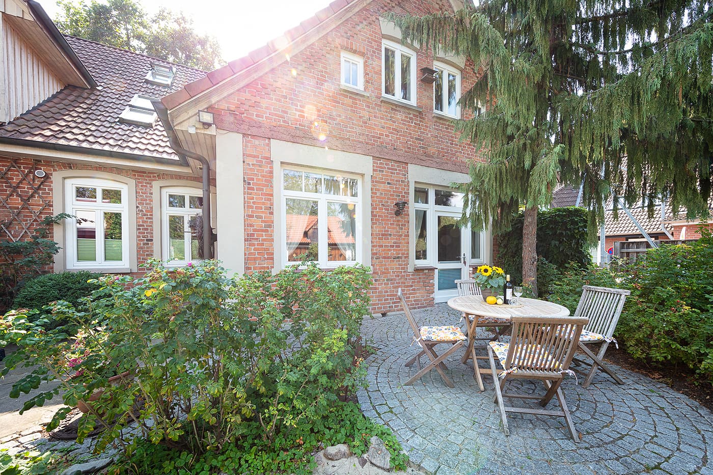 Außenansicht Ferienwohnung Wildblume II