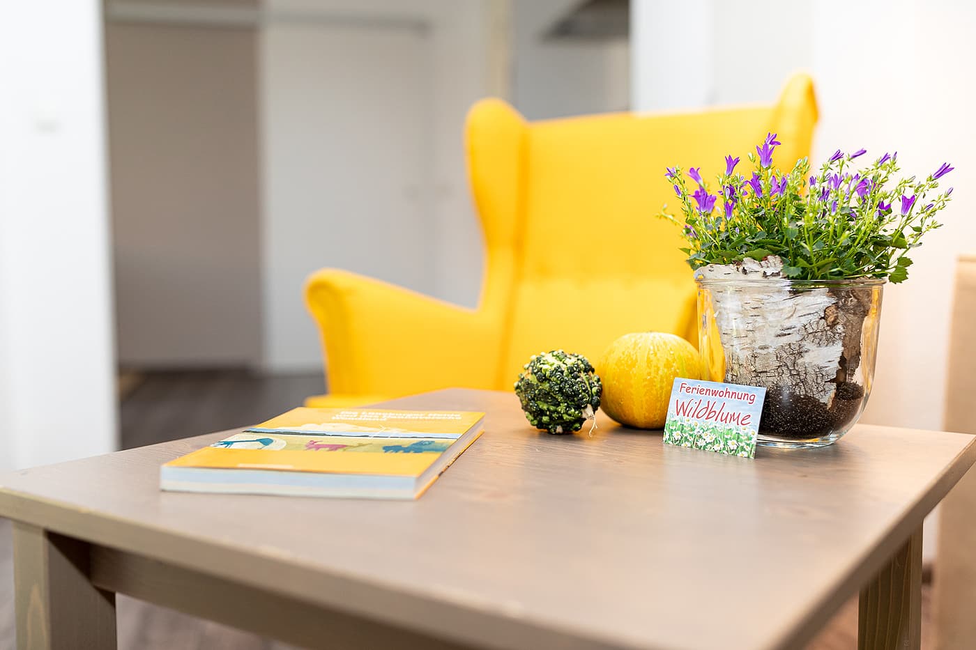 Wohnzimmer Ferienwohnung Wildblume II