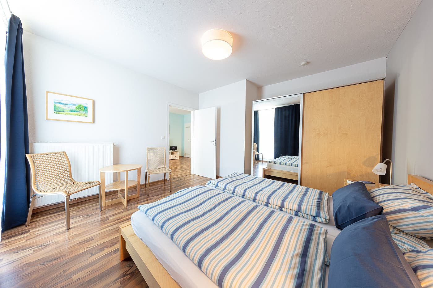 Schlafzimmer Ferienwohnung Wildblume I
