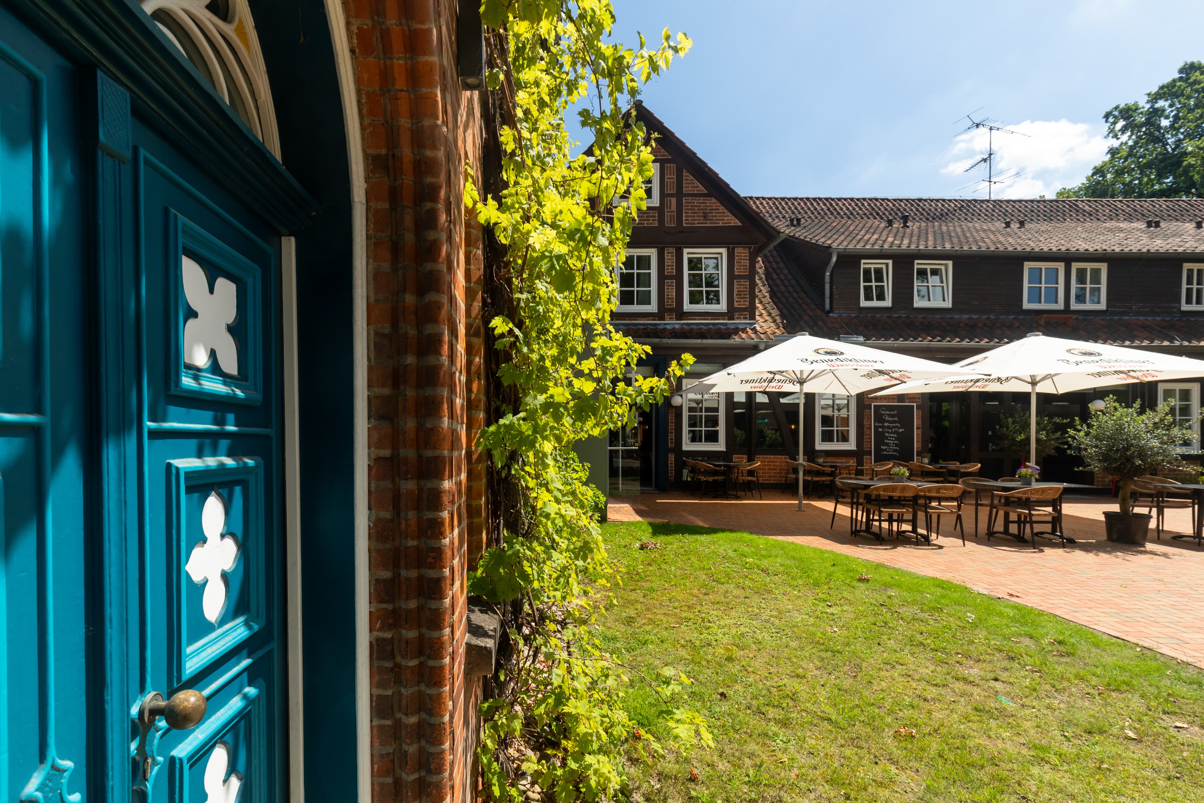 Hotel & Restaurant Ludwig Harms Haus in Hermannsburg Terrasse