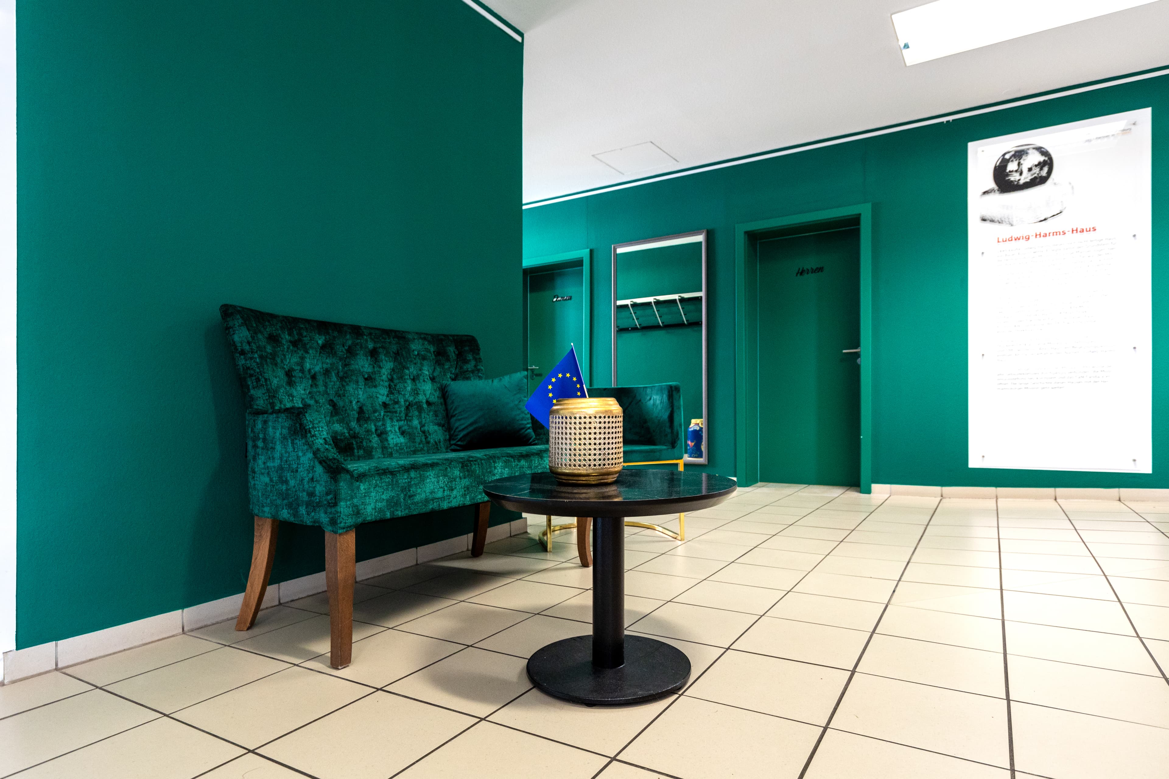 Gemütliche Sitzecke im Ludwig-Harms-Haus Hotel & Restaurant Hermannsburg