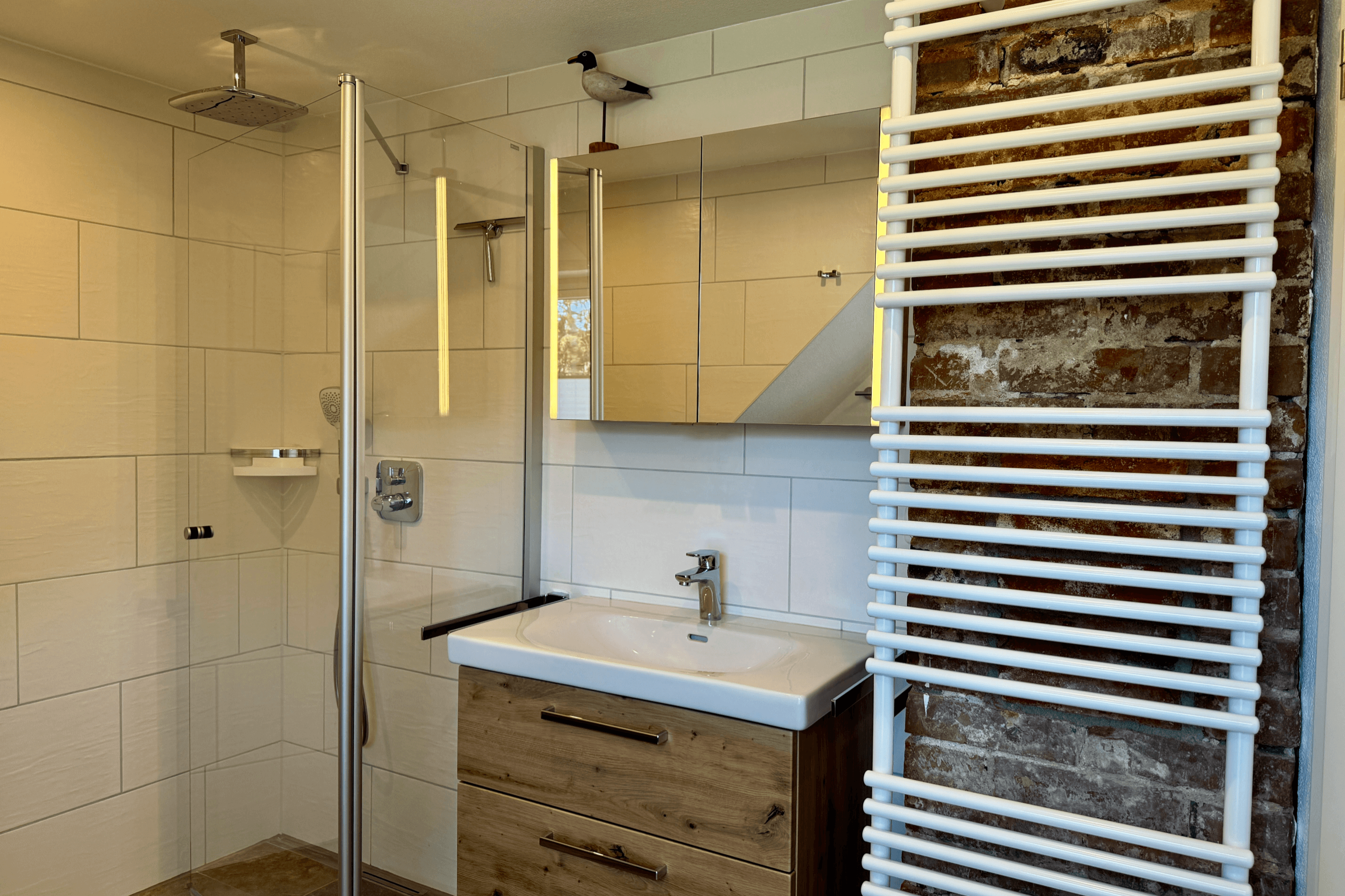 Dusche Ferienwohnung zwei Müden Örtze