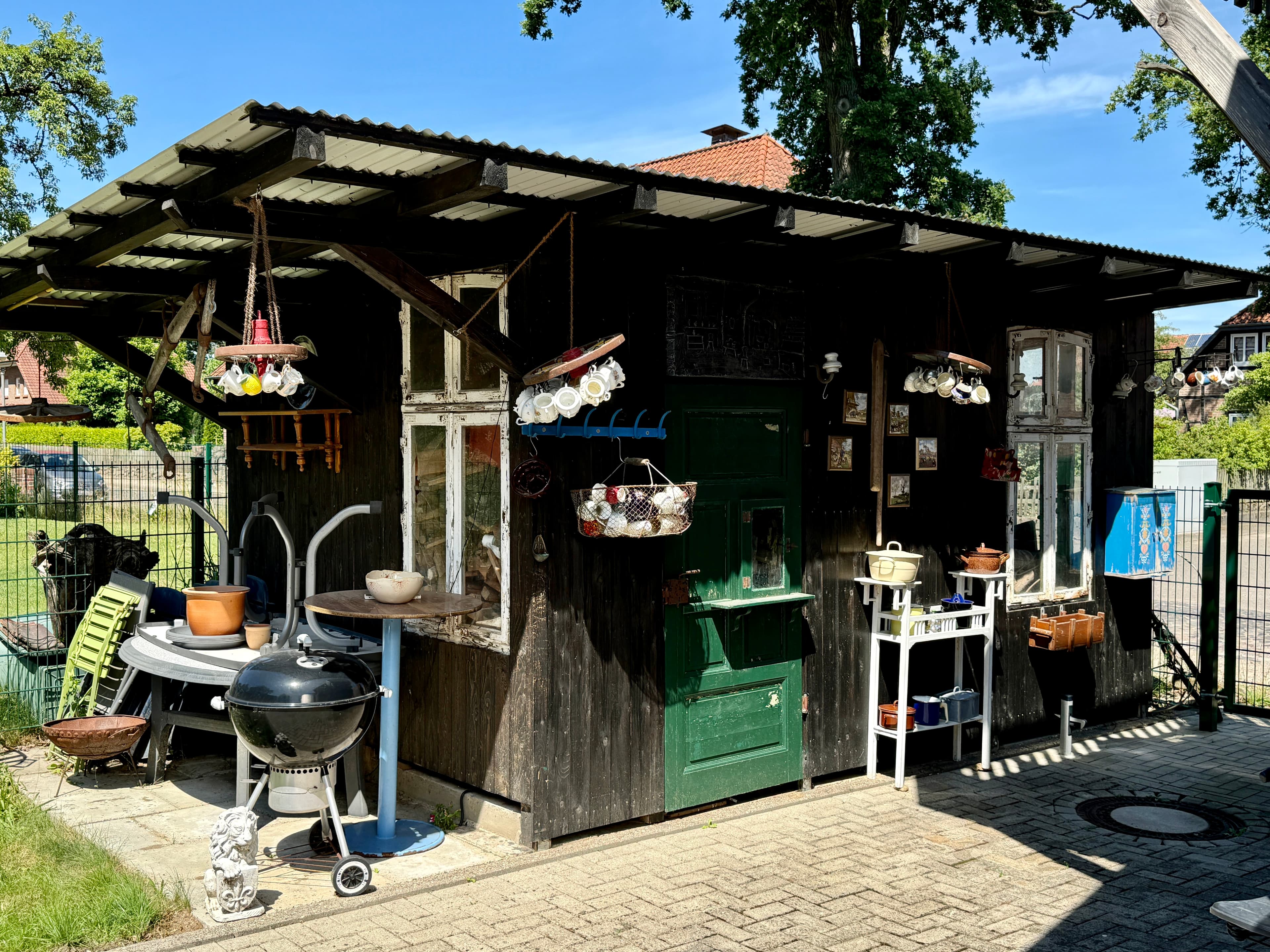 Außenbereich vom Antik Cafe in Müden Örtze