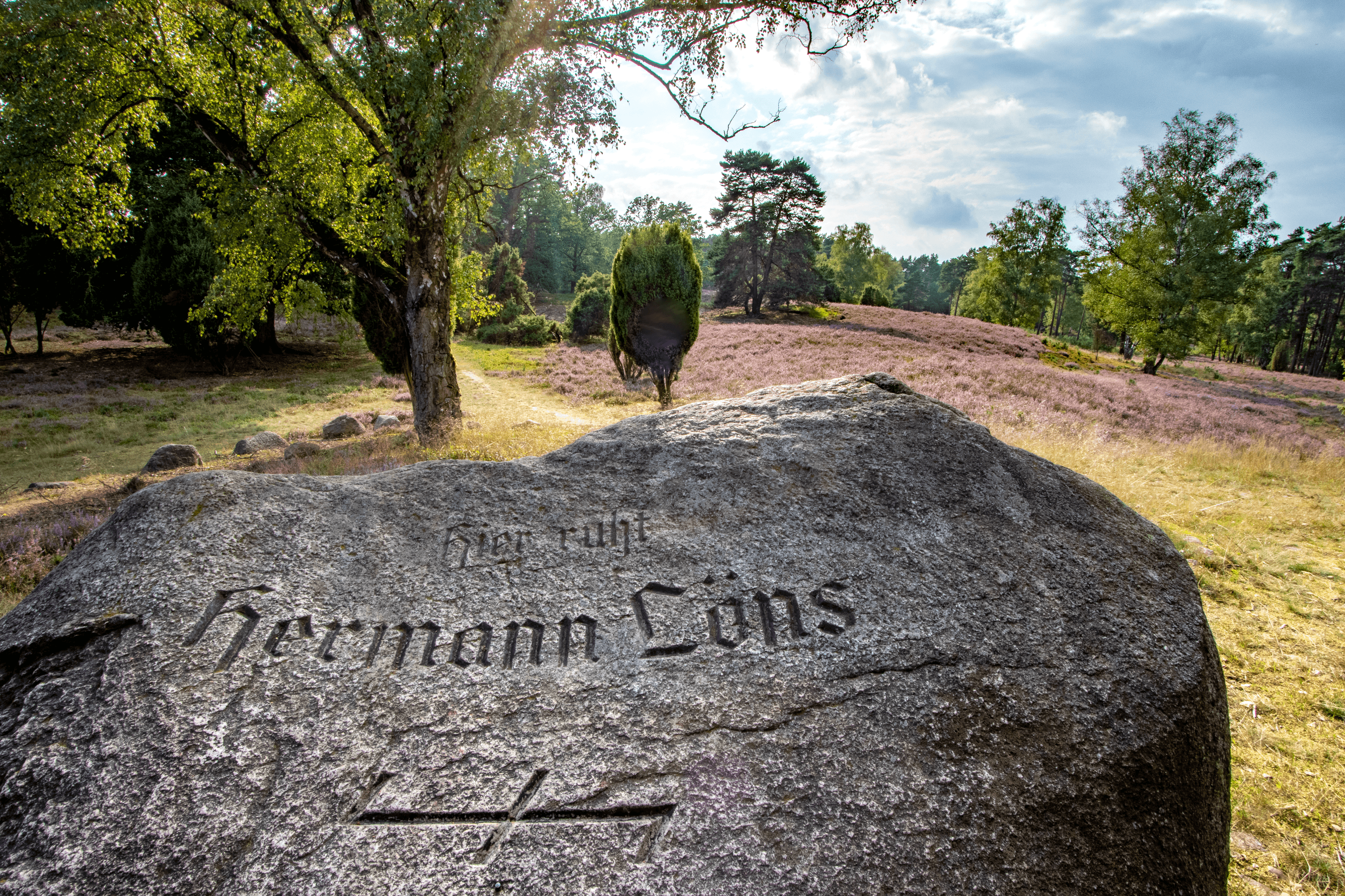 Hermann Löns Grab in der Lüneburger Heide