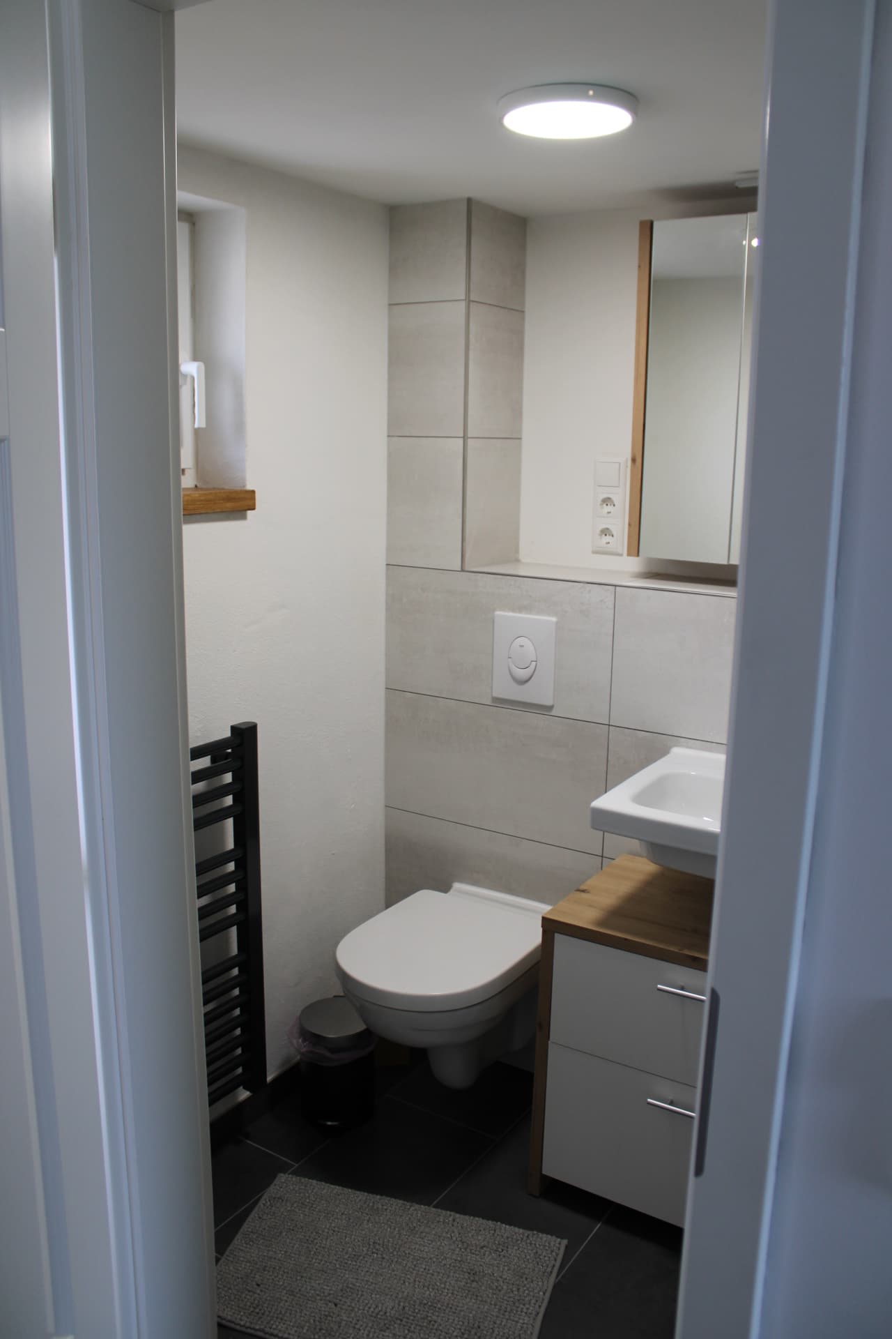 Badezimmer in der Ferienwohnung Meta`s Hof Lachendorf