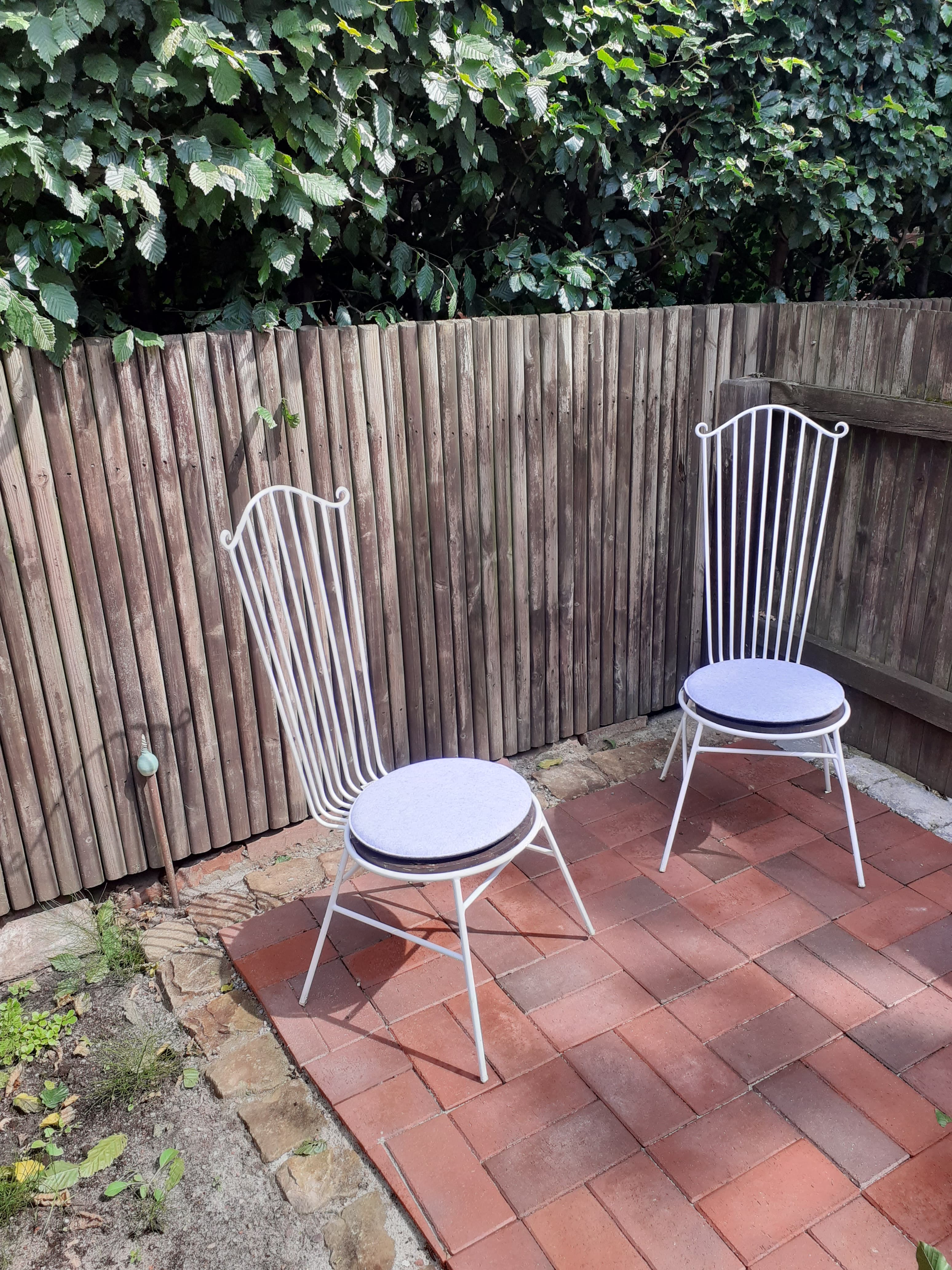 Sitzecke an der Haustür der Ferienwohnung Meta`s Hof Lachendorf