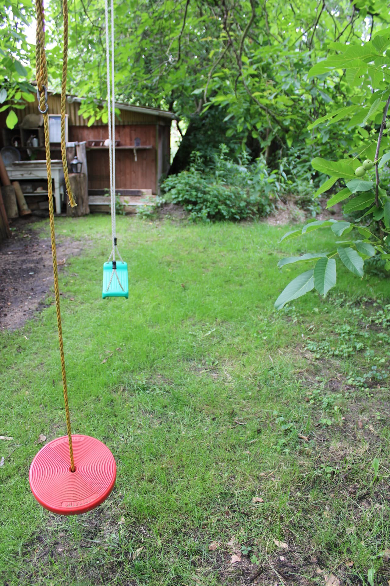 Garten hinter der Ferienwohnung Meta`s Hof Lachendorf