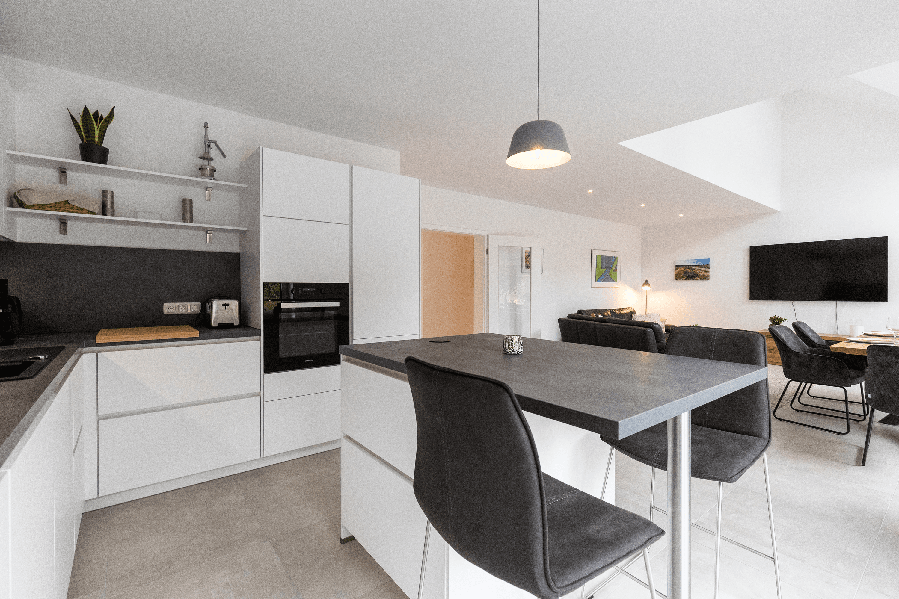 große küche für 6 personen im ferienhaus wiesenblume lüneburger heide