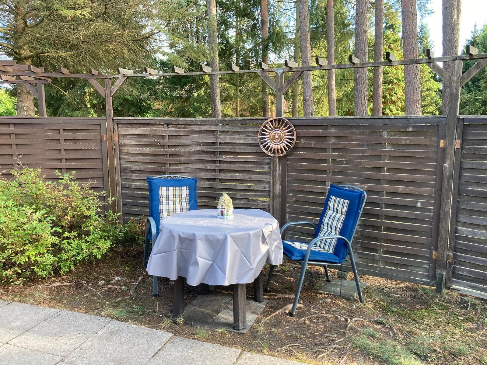 terrasse ferienhaus klein winsen aller