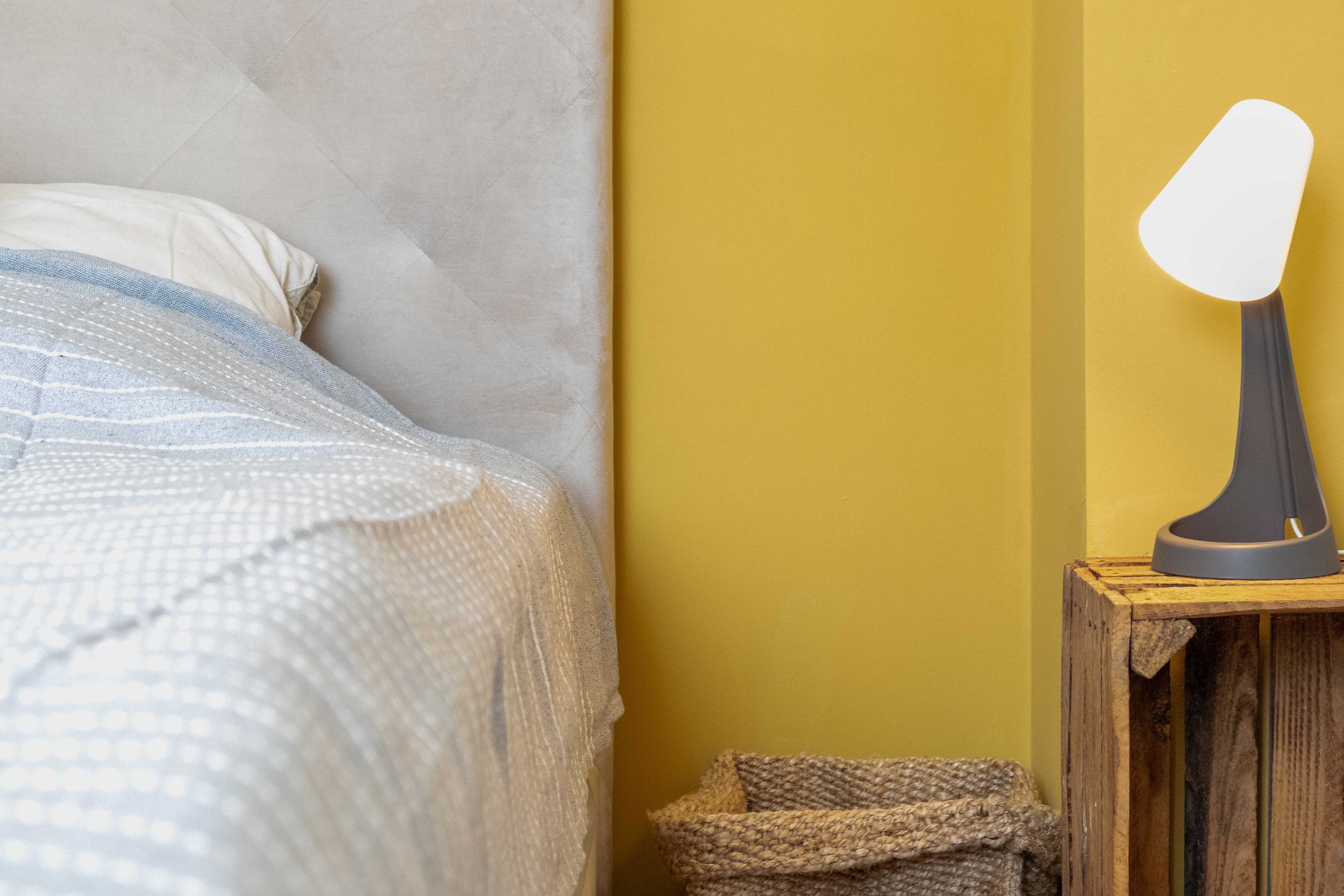 Nachttisch in der Ferienwohnung Stellah in der Lüneburger Heide