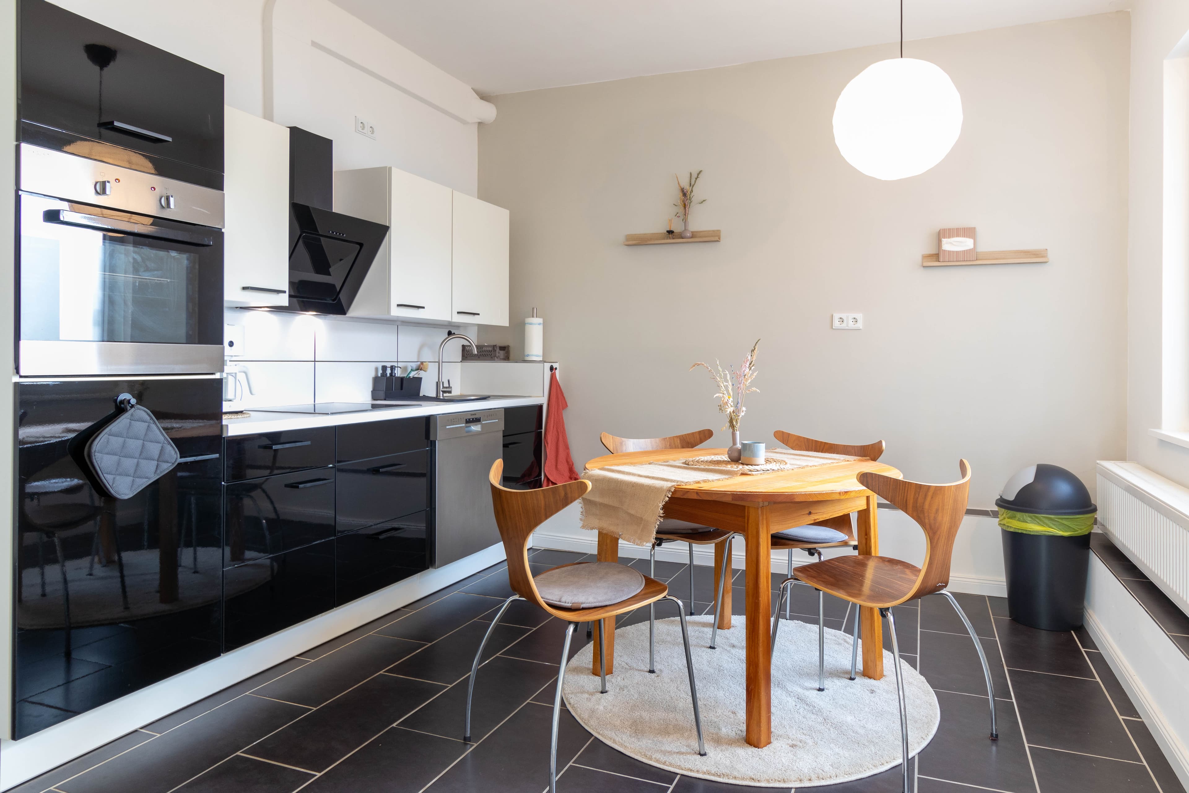 Küche in der Ferienwohnung Stellah in der Lüneburger Heide