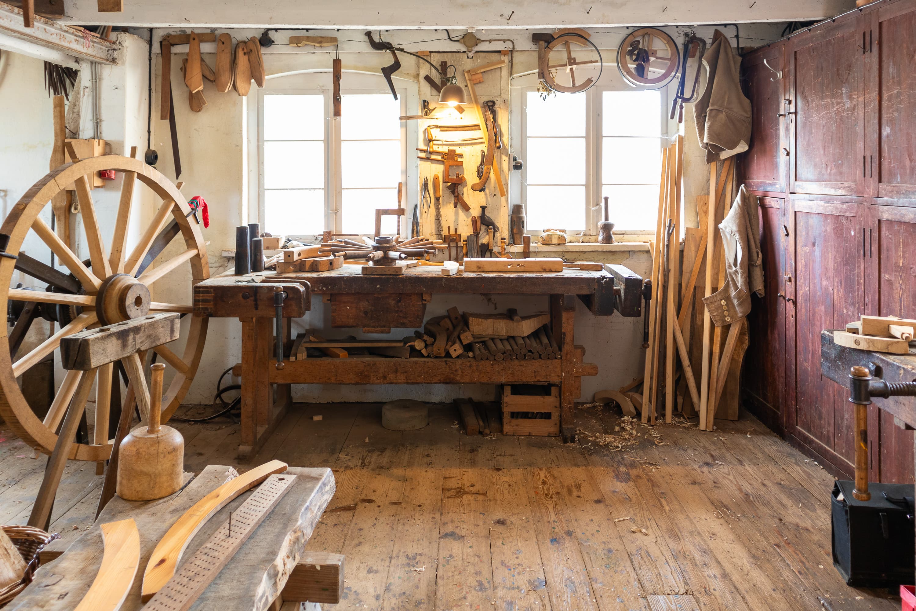 Werkstatt der Museumsstellmacherei Langenrehm