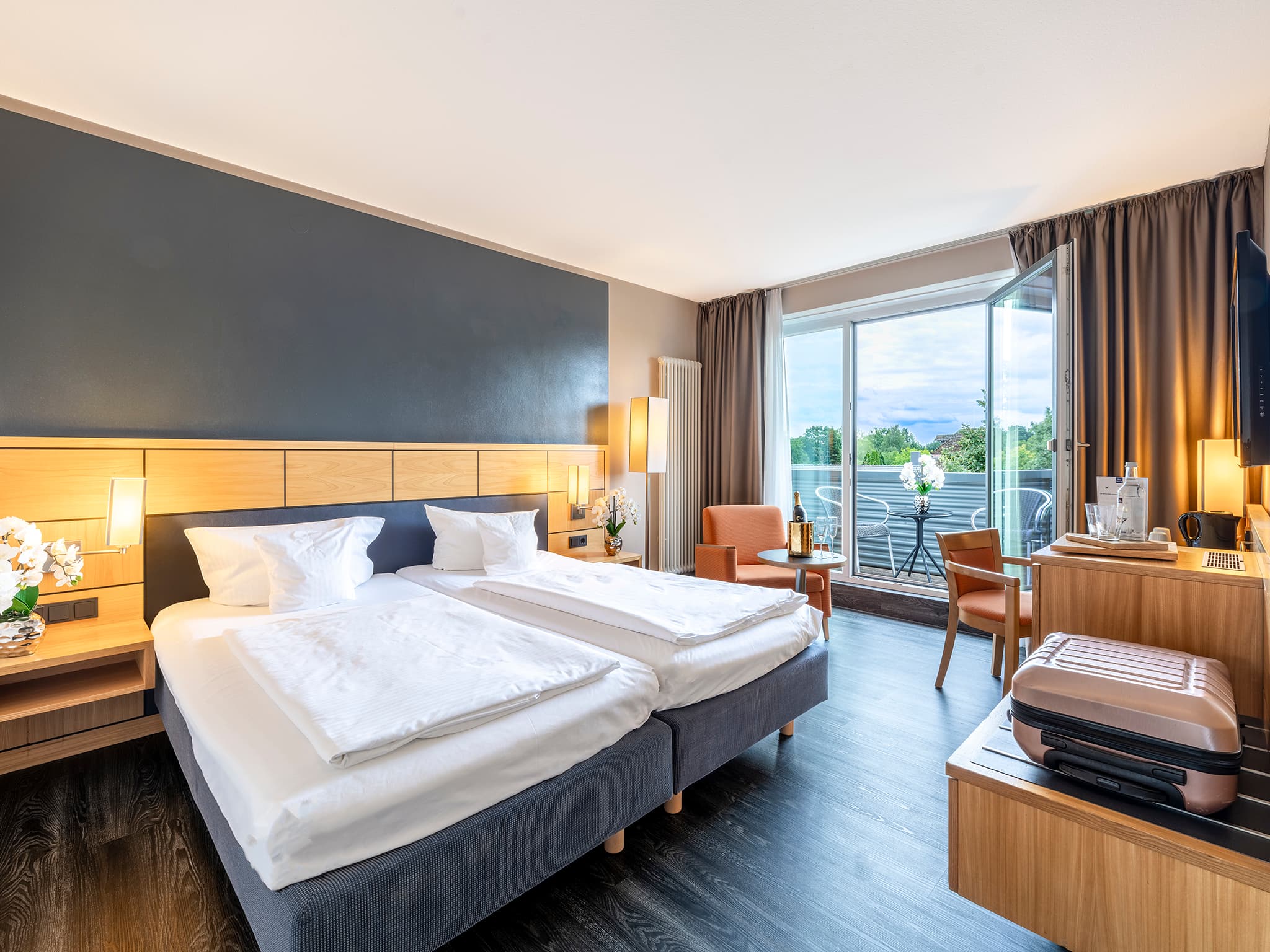 Komfort Doppelzimmer mit Balkon im Best Western Hotel Heidehof in Hermannsburg