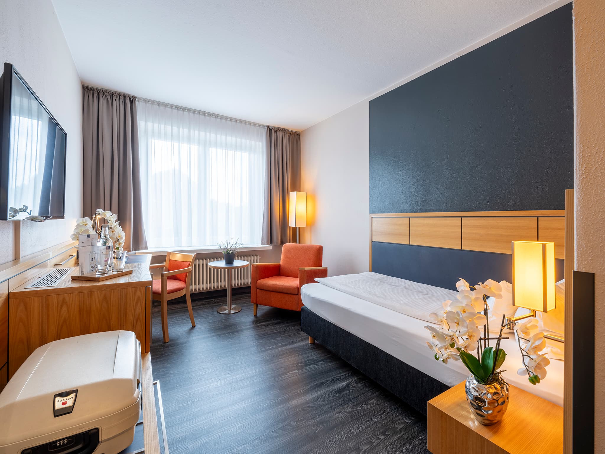 Standard Einzelzimmer im Plaza INN Heidehof in Hermannsburg