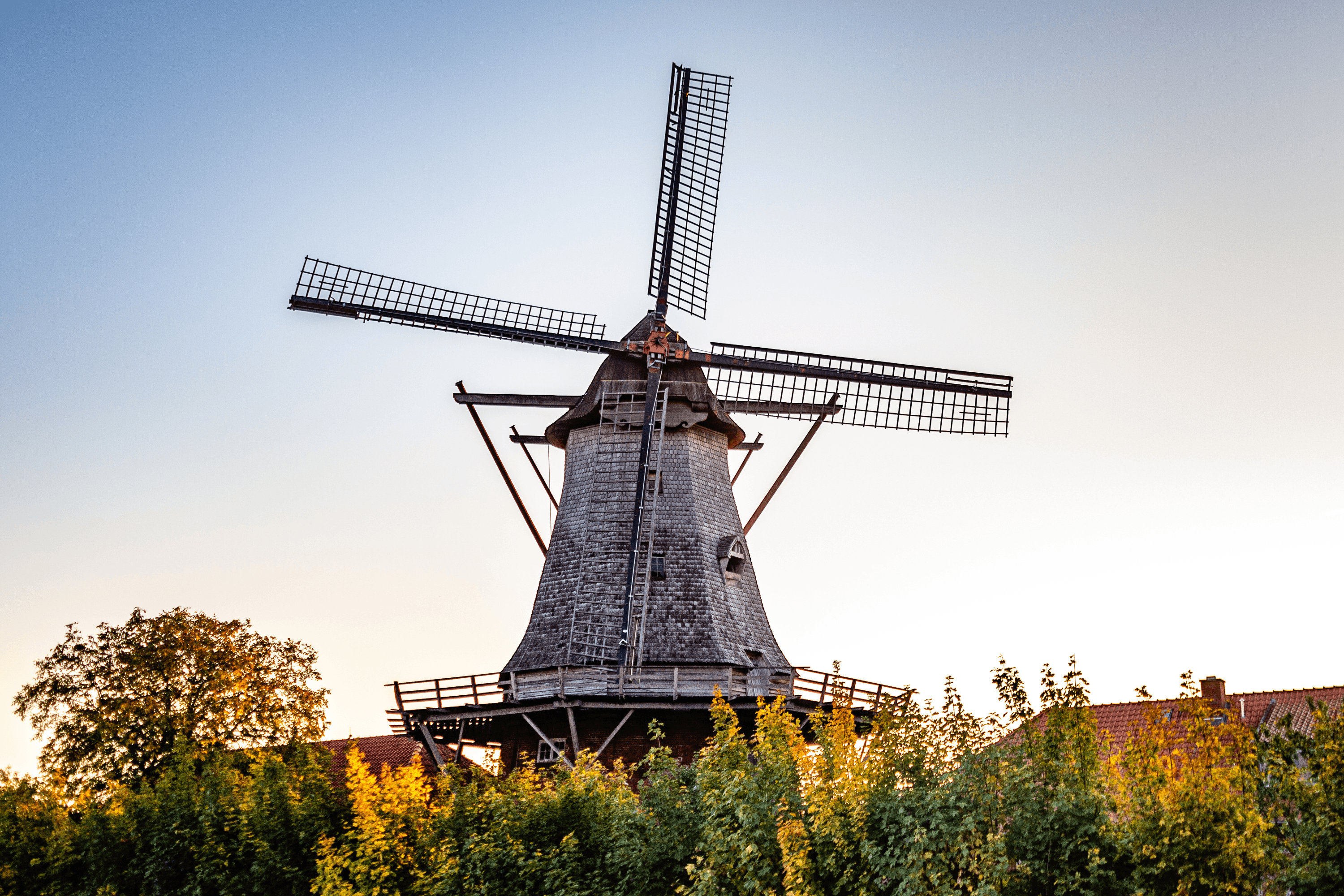 Die Bothmer Mühle steht in Gilten, direkt an der Leine