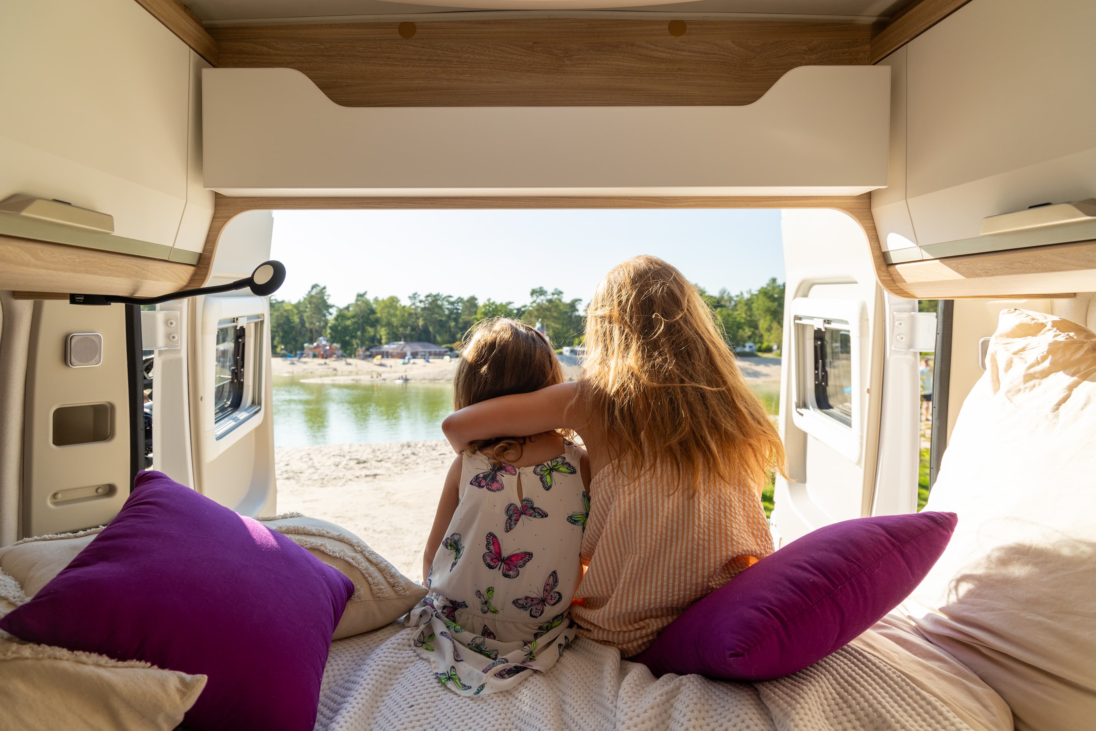 Campingplatz am See in der Lüneburger Heide