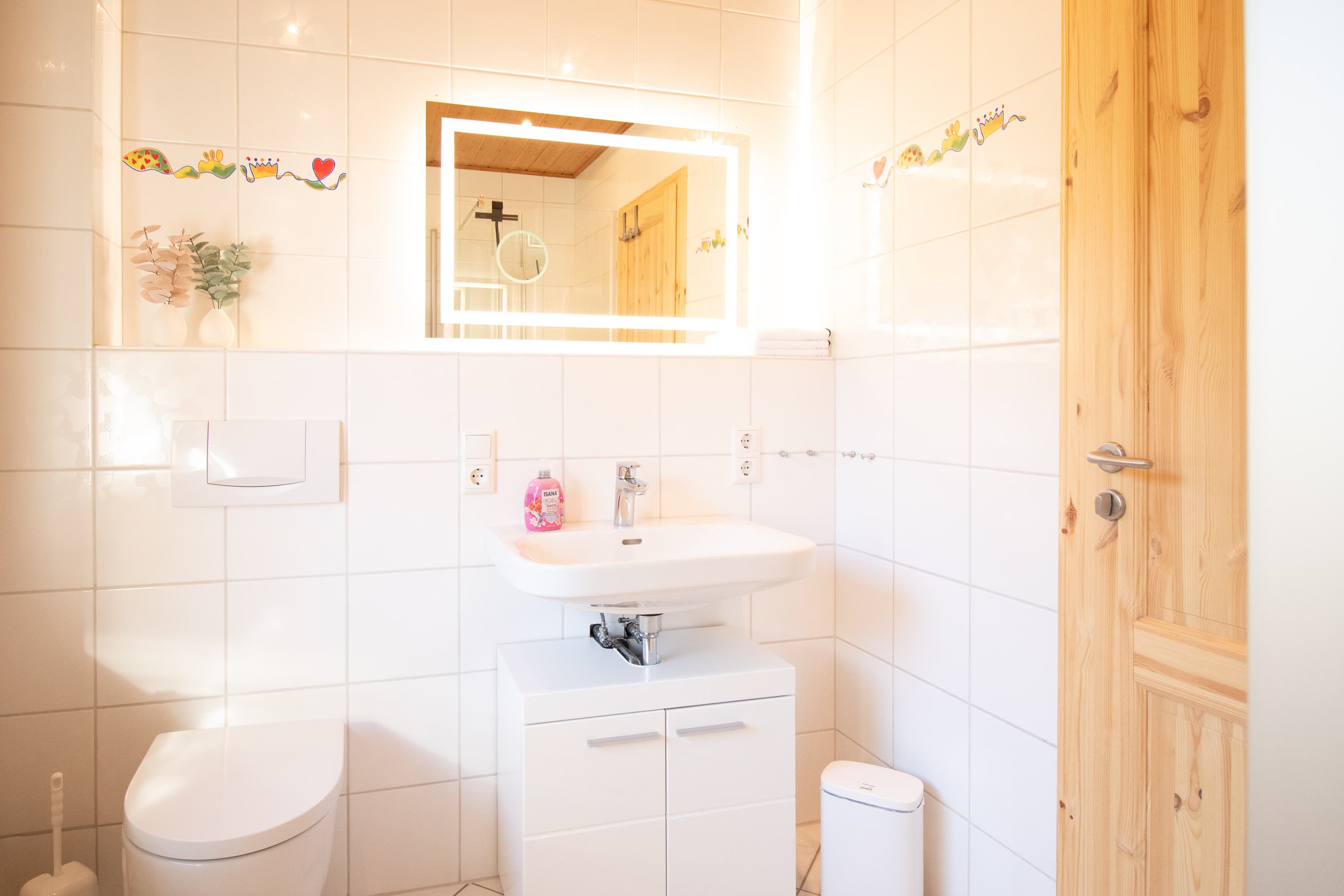 Ferienhaus LandMeer in Garlstorf Badezimmer