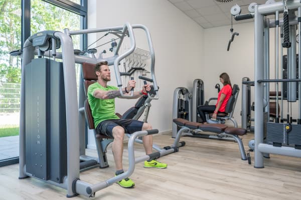 fitness raum im südsee camp lüneburger heide