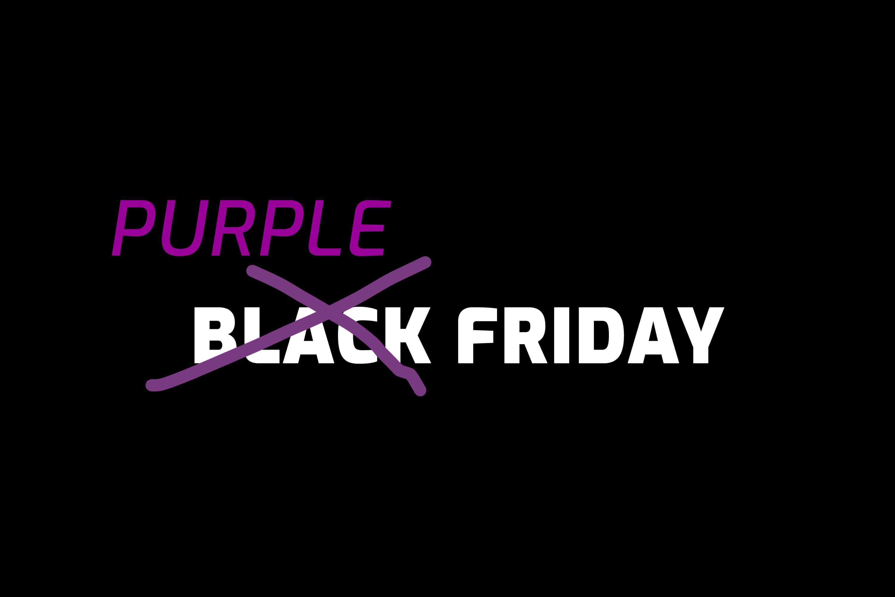 der black friday wird umbenannt in purple friday