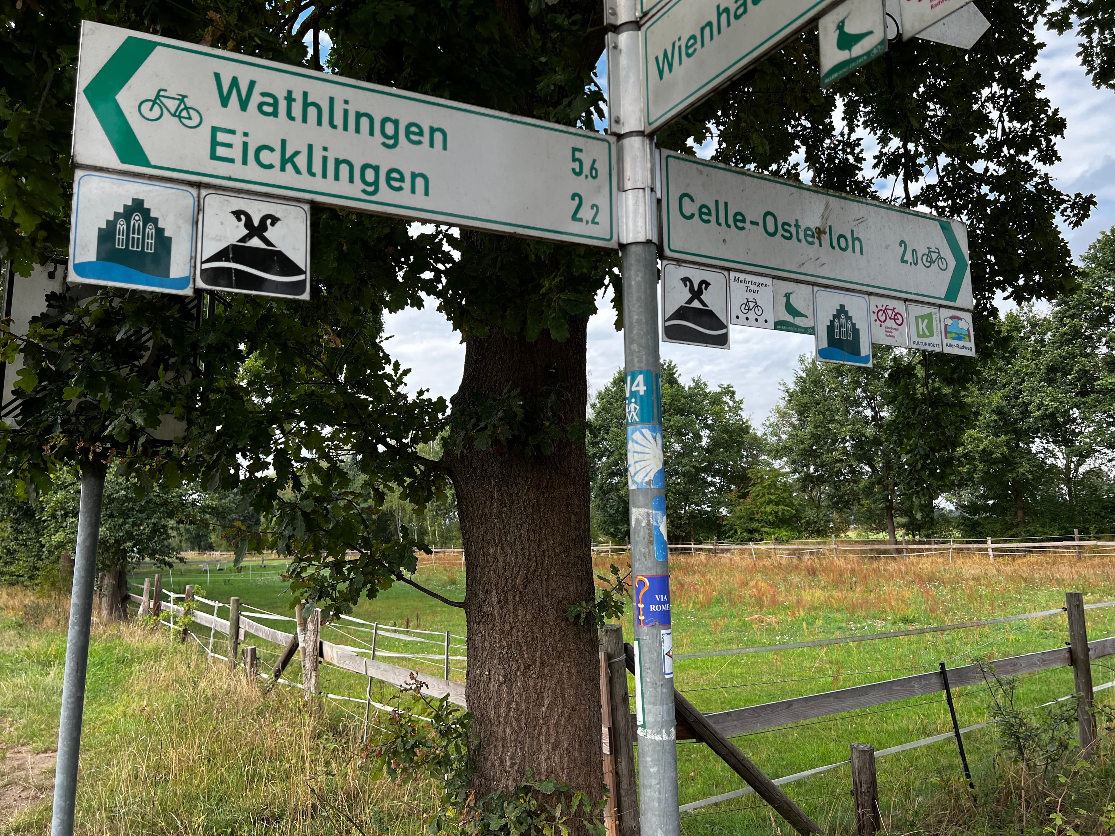 Der Aller RadwegThe Aller cycle pathAller-cykelstienHet Aller-fietspad