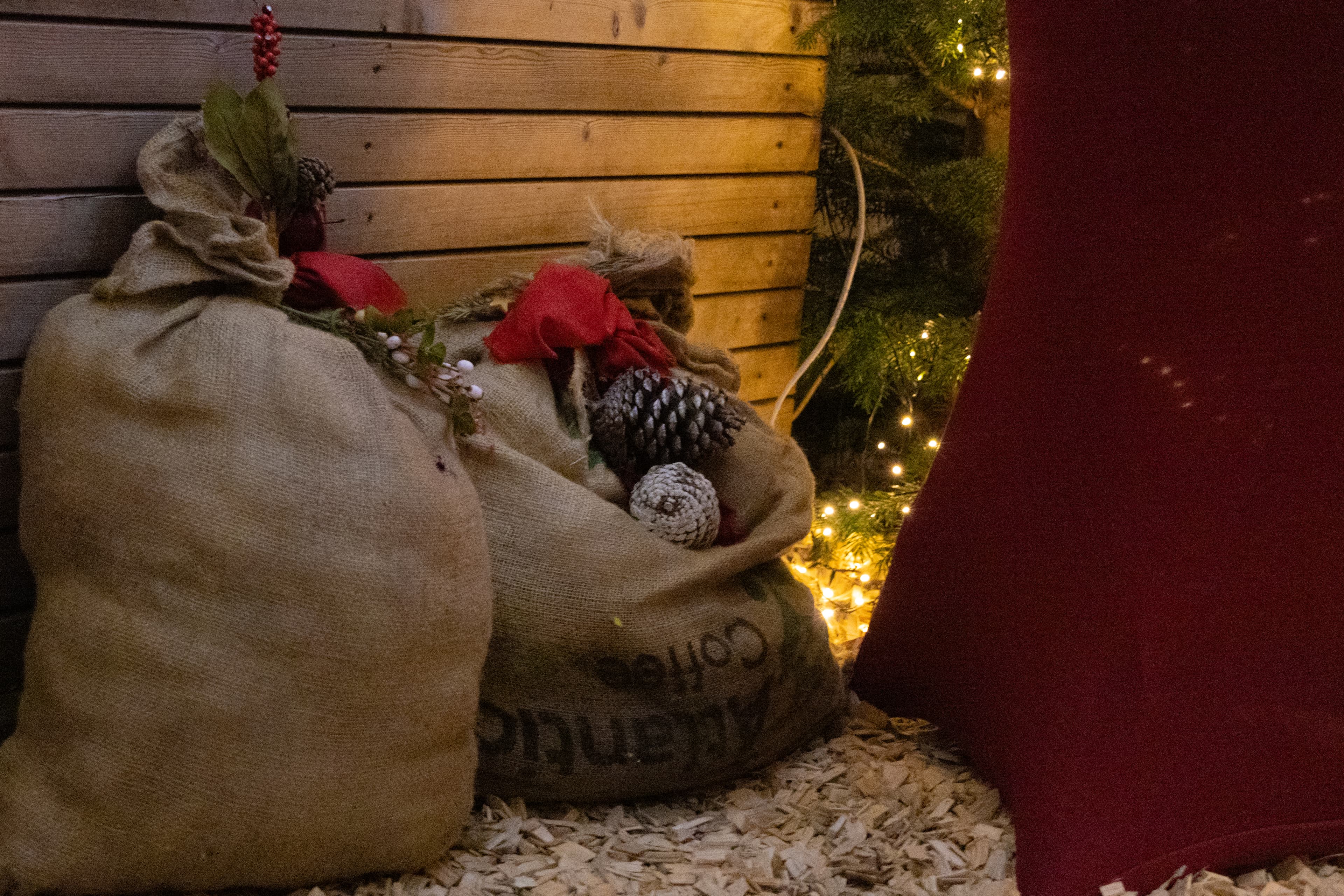 Dekoration auf dem Weihnachtsmarkt in der Lüneburger Heide