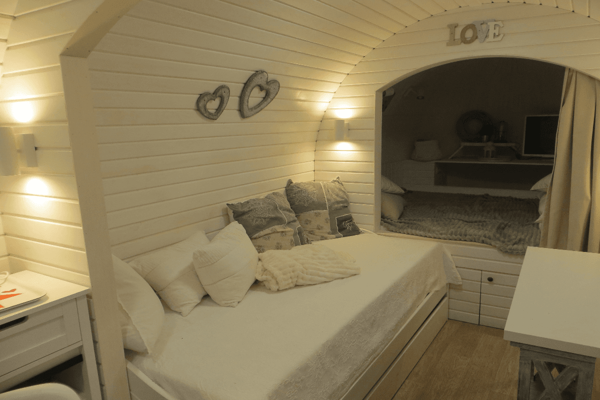 Schlafzimmer TinyHaus in Tostedt