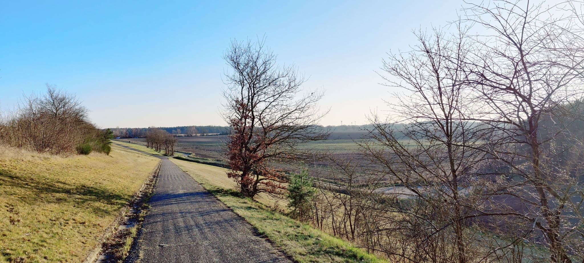 Weitblick vom Serviceweg am Elbe-Seitenkanal bei Jastorf