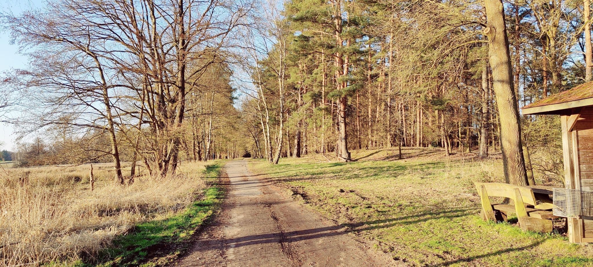 Ilmenauradweg bei Bad Bevensen – Rastplatz an der Klein Bünstorfer Heide
