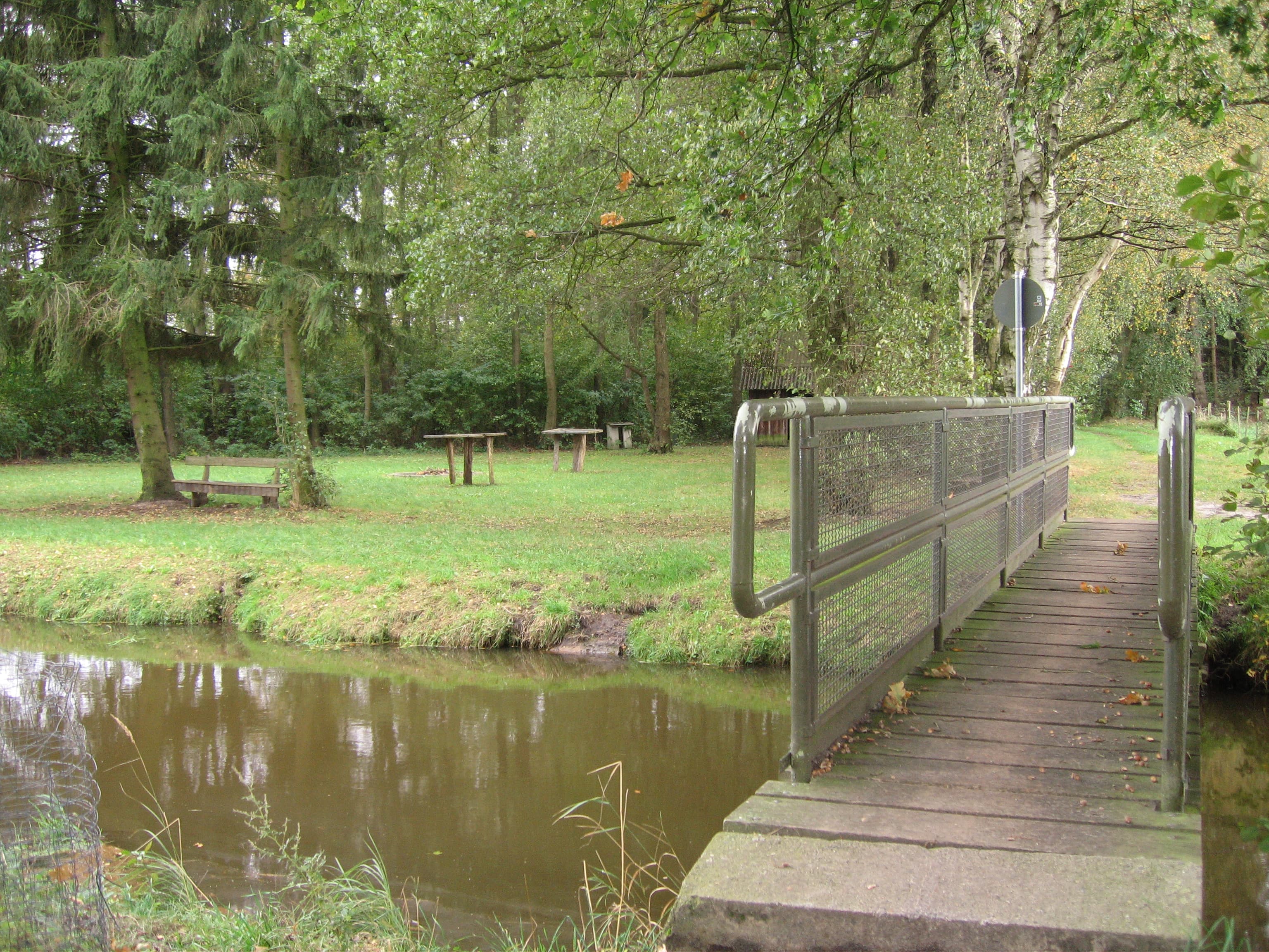 Jagdsteg über das Schwarzwasser