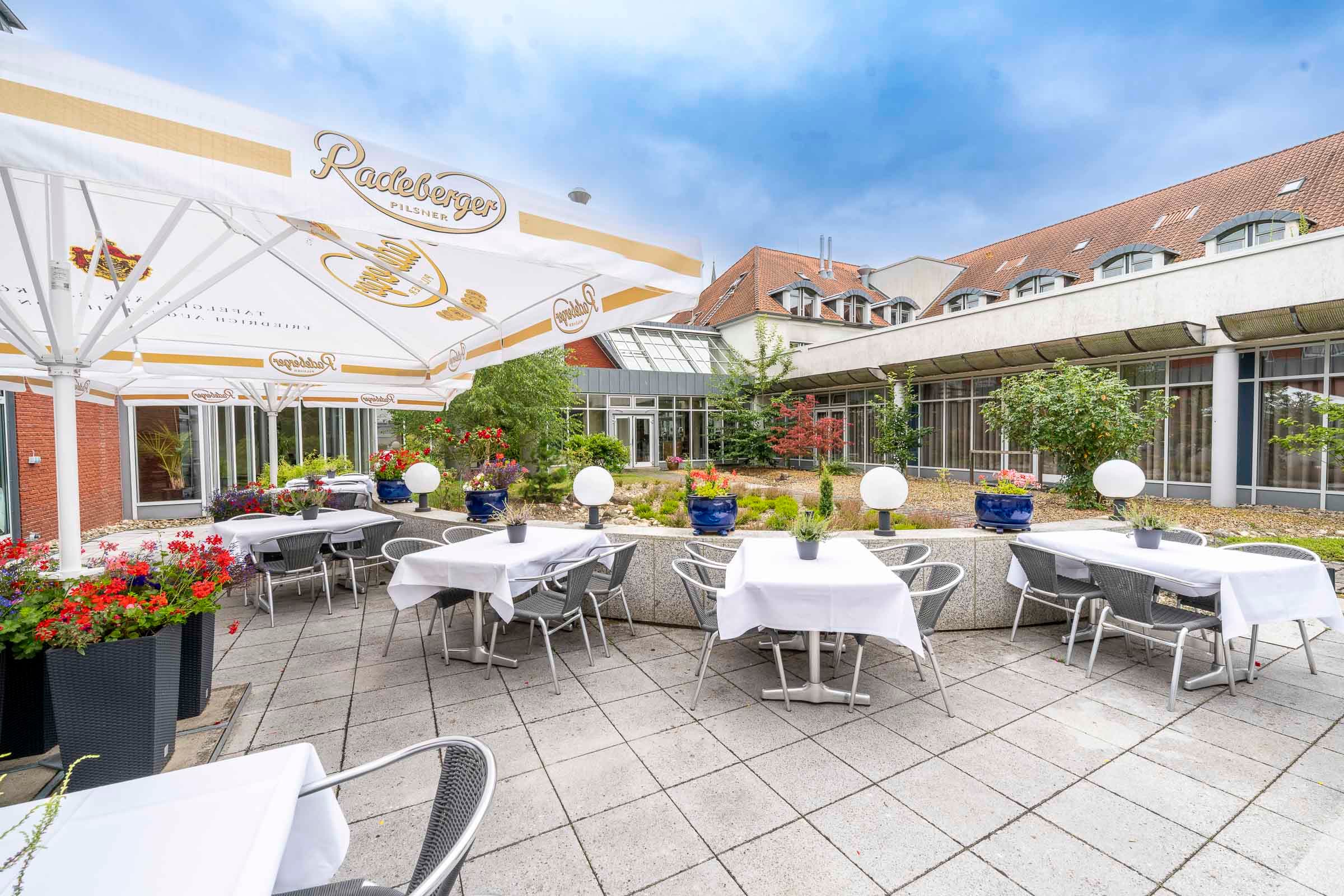 Innenhof des Best Western Hotel Heidehof in Hermannsburg