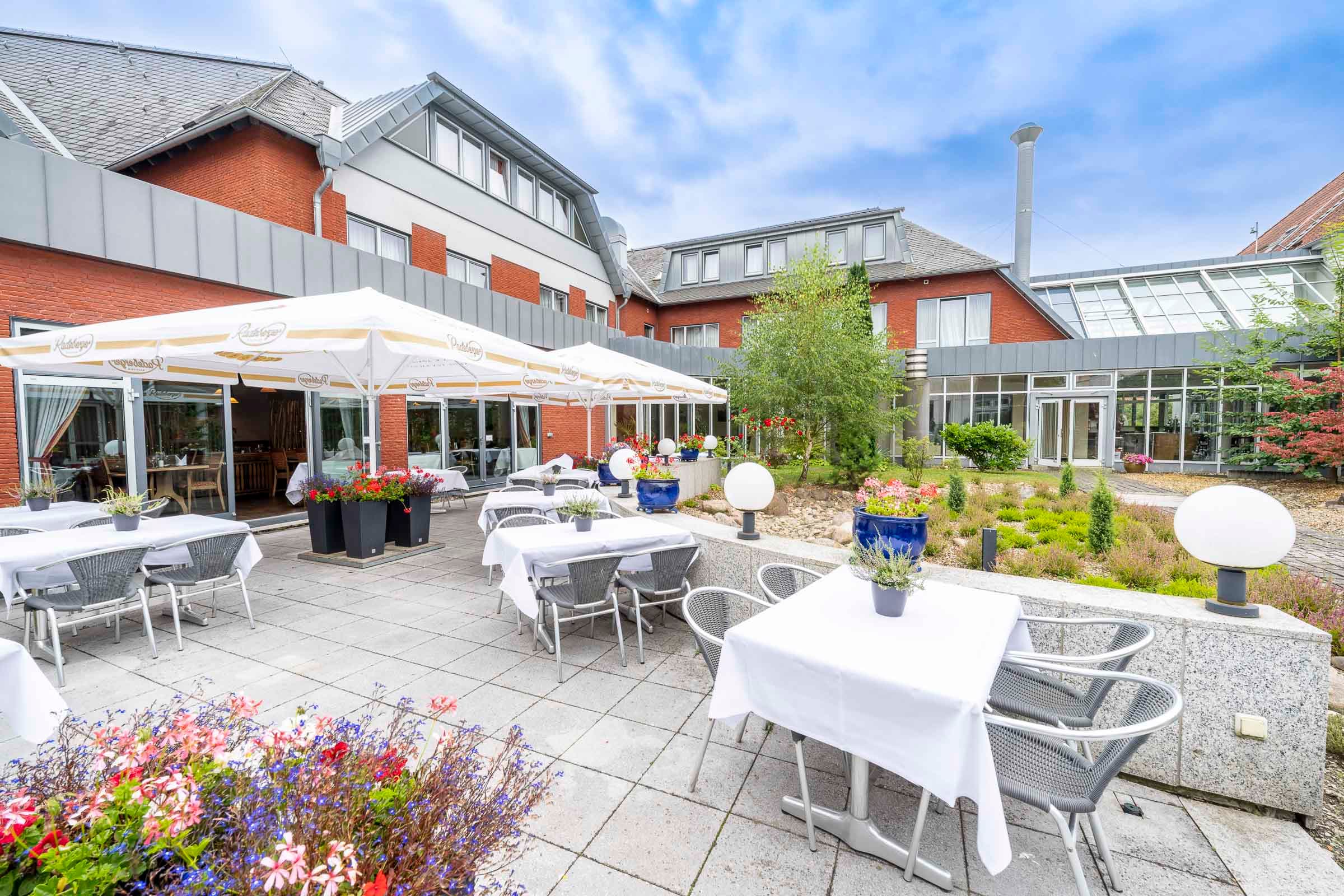 Innenhof des Best Western Hotel Heidehof in Hermannsburg