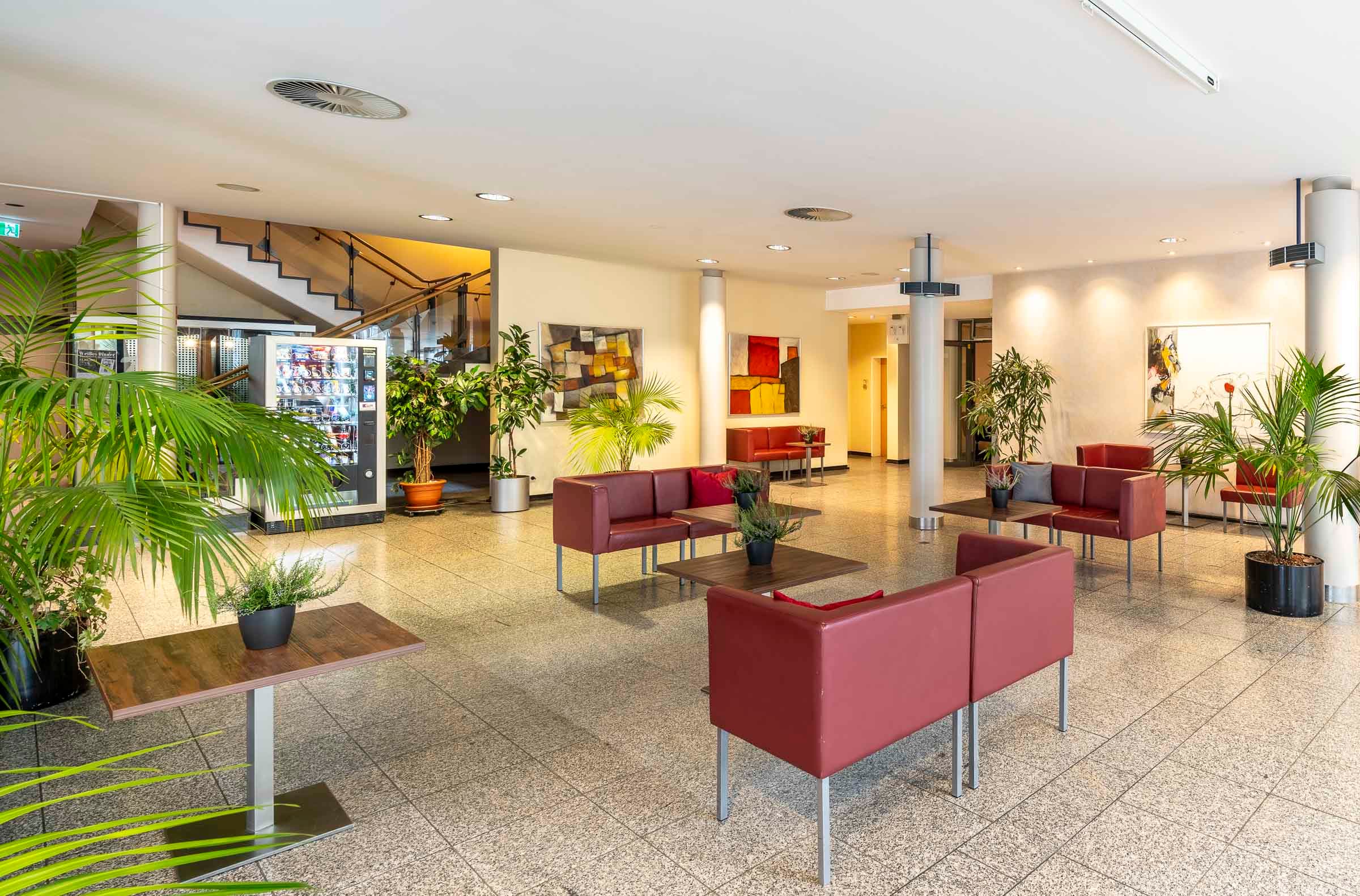 Lobby im Plaza INN Heidehof in Hermannsburg