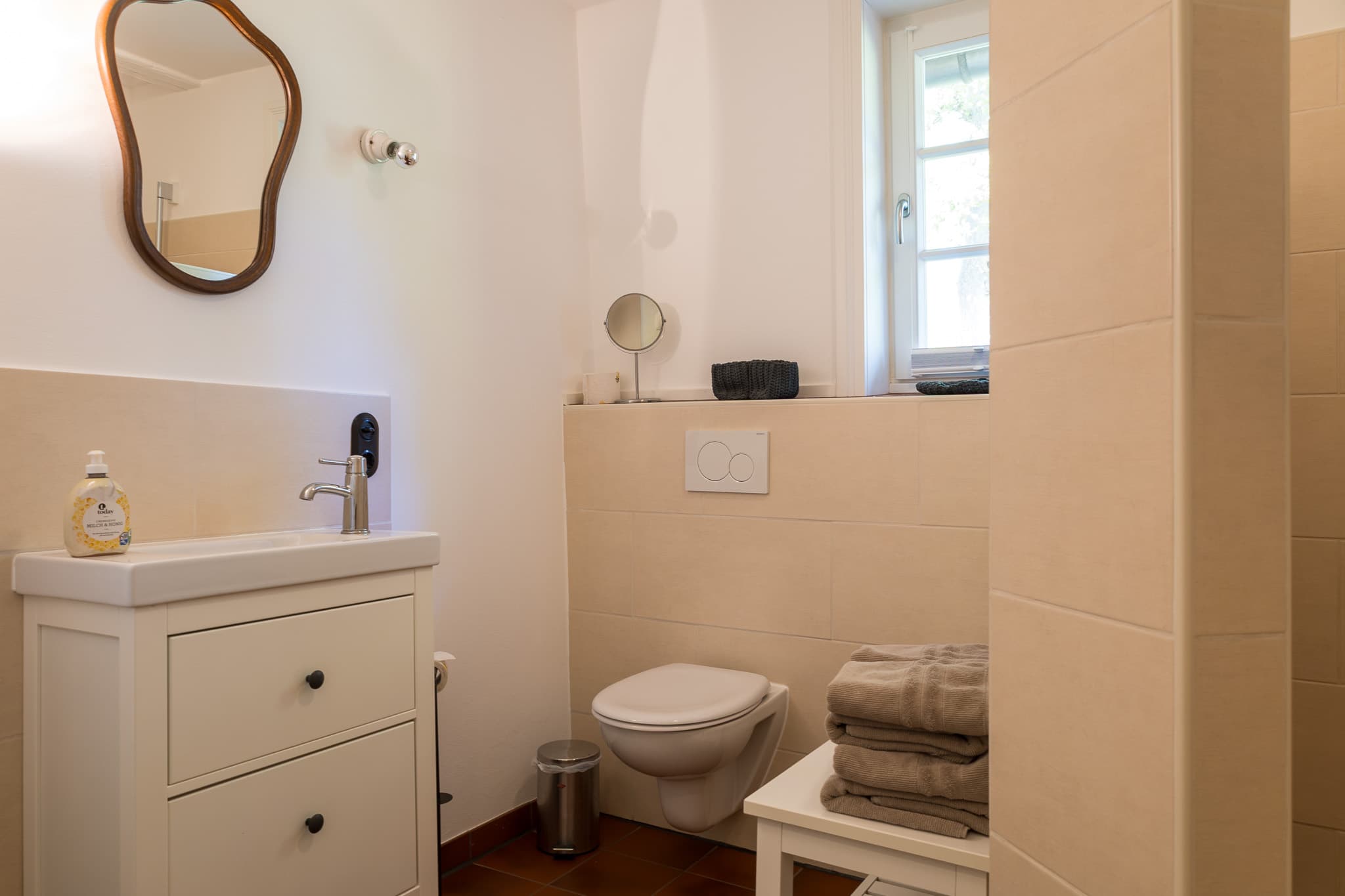 Ferienwohnung Kaminzimmer Müden mit Bad