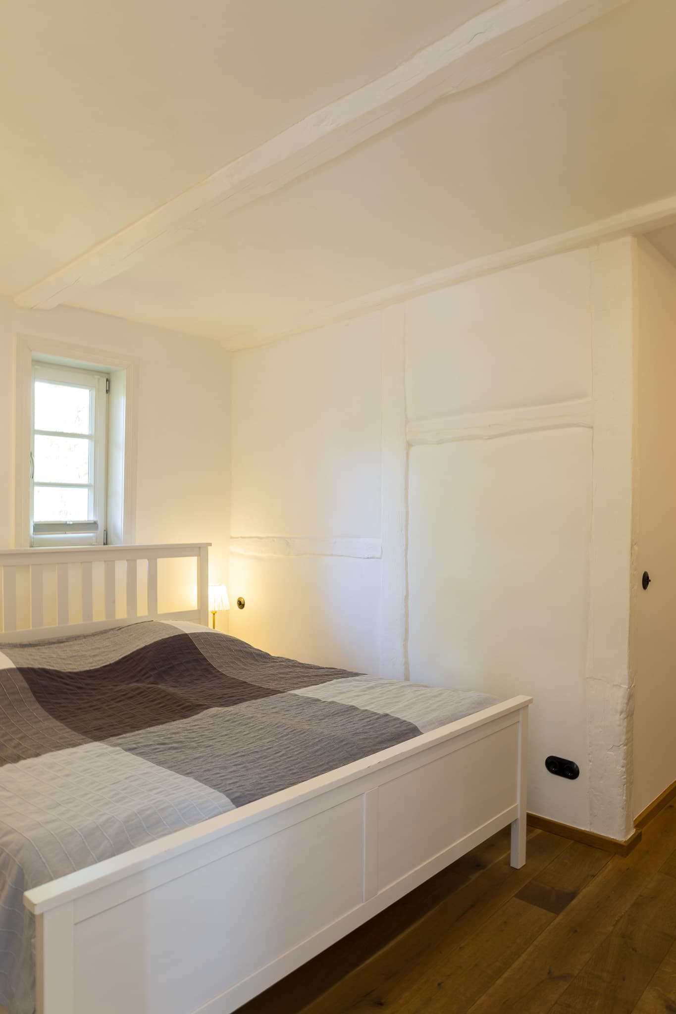 gemütliches Schlafzimmer in der Ferienwohnung in Müden