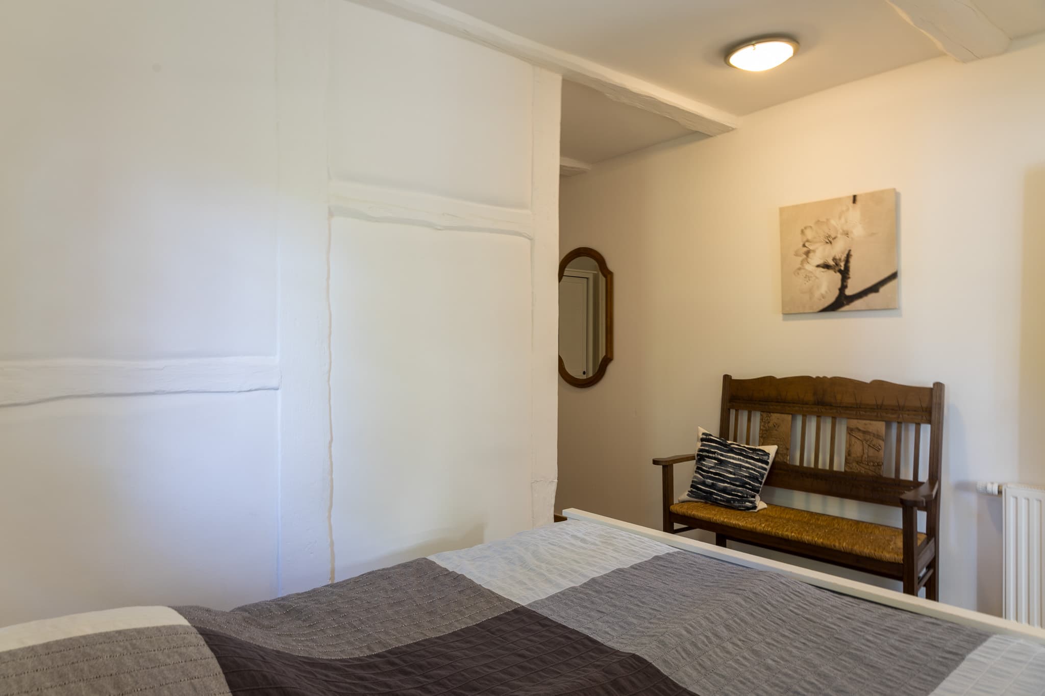 Schlafzimmer der Ferienwohnung Kaminzimmer in Mueden Oertze