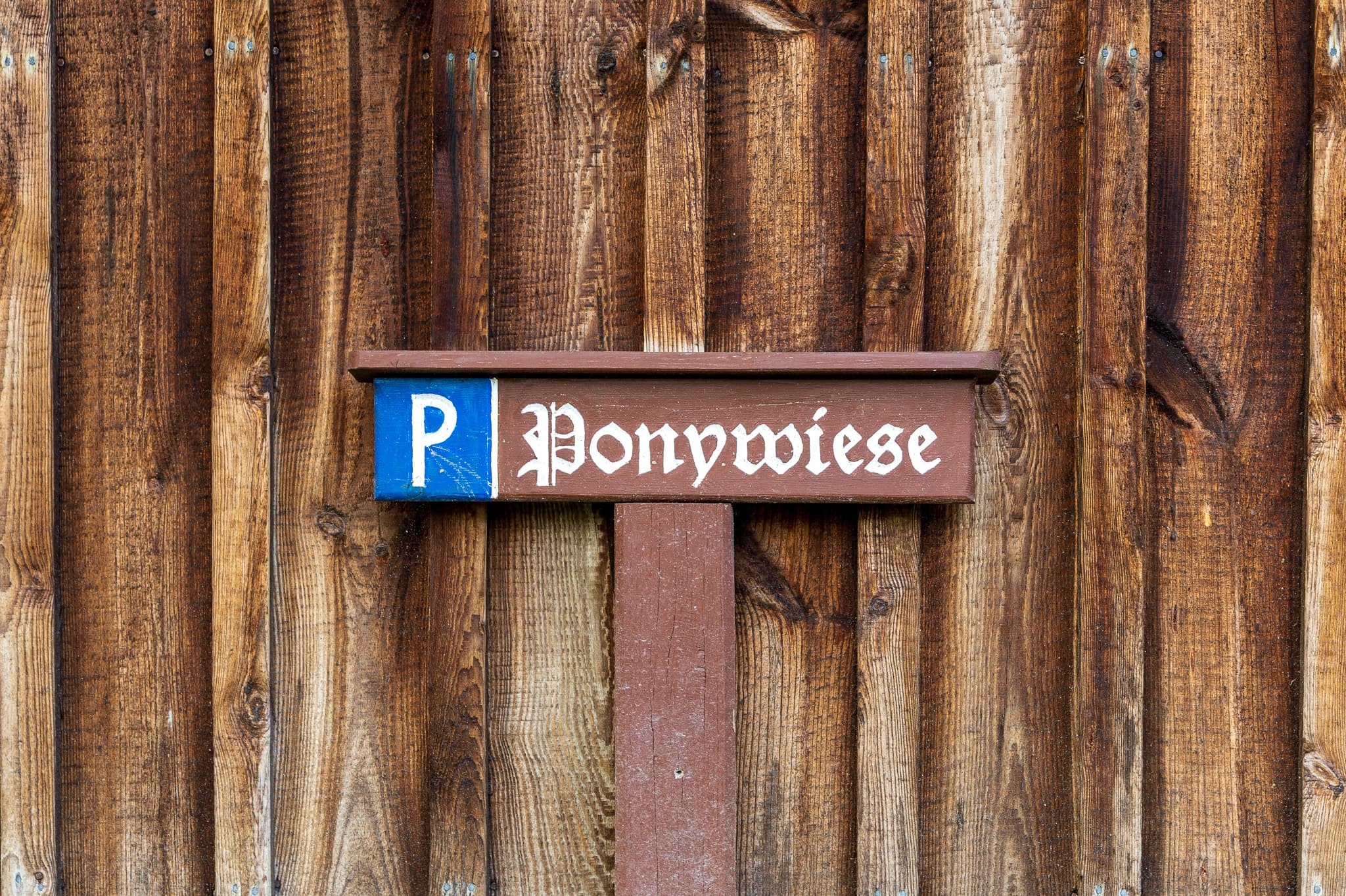 Parkplatz an der Ferienwohnung Ponywiese in Müden