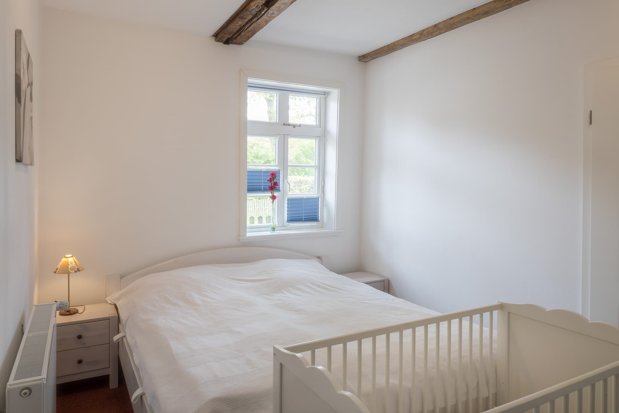 Schlafzimmer der Ferienwohnung Ponywiese in Müden