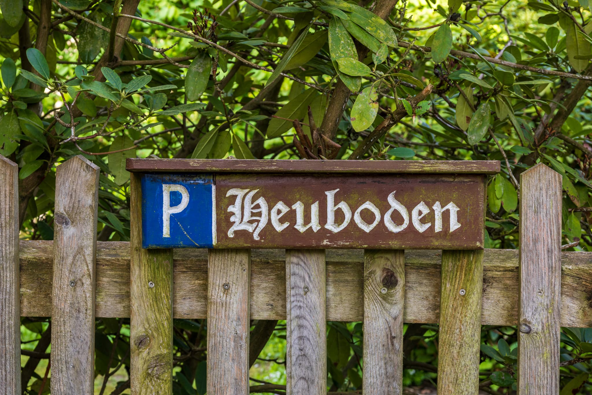 Parkplatz an der Ferienwohnung Heuboden in Müden