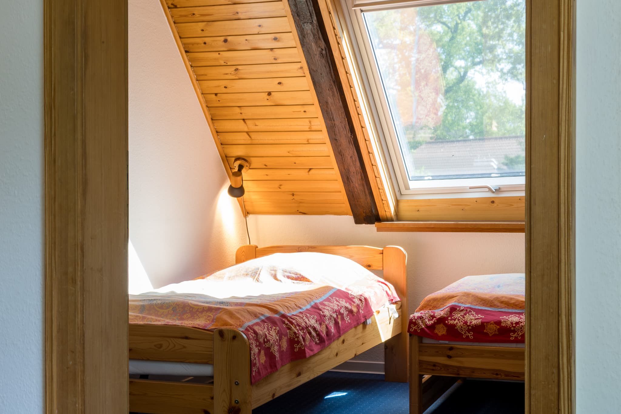 Zweibettzimmer in der Ferienwohnung Heuboden in Müden