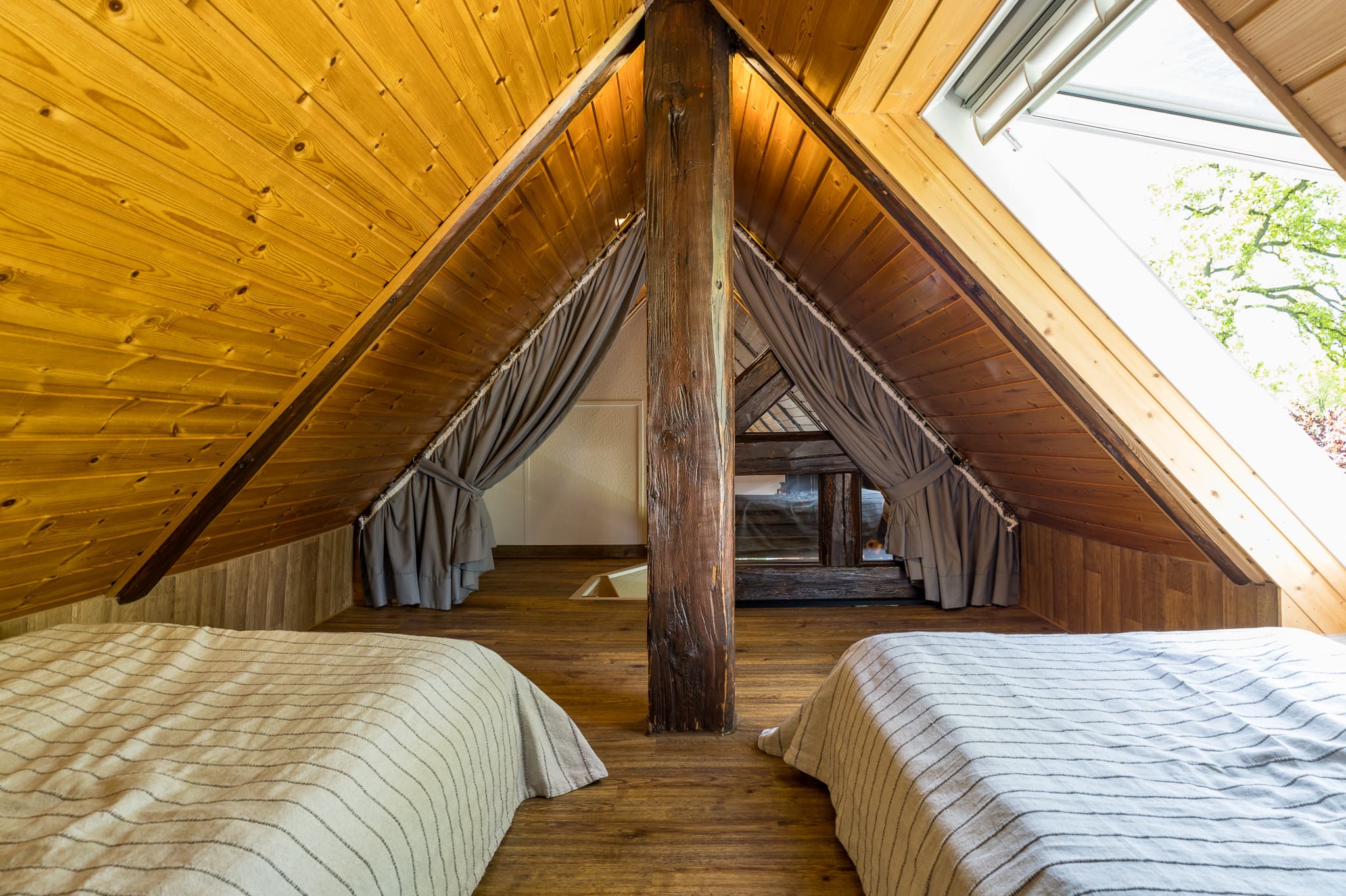 Drittes Schlafzimmer in der Ferienwohnung Heuboden in Müden