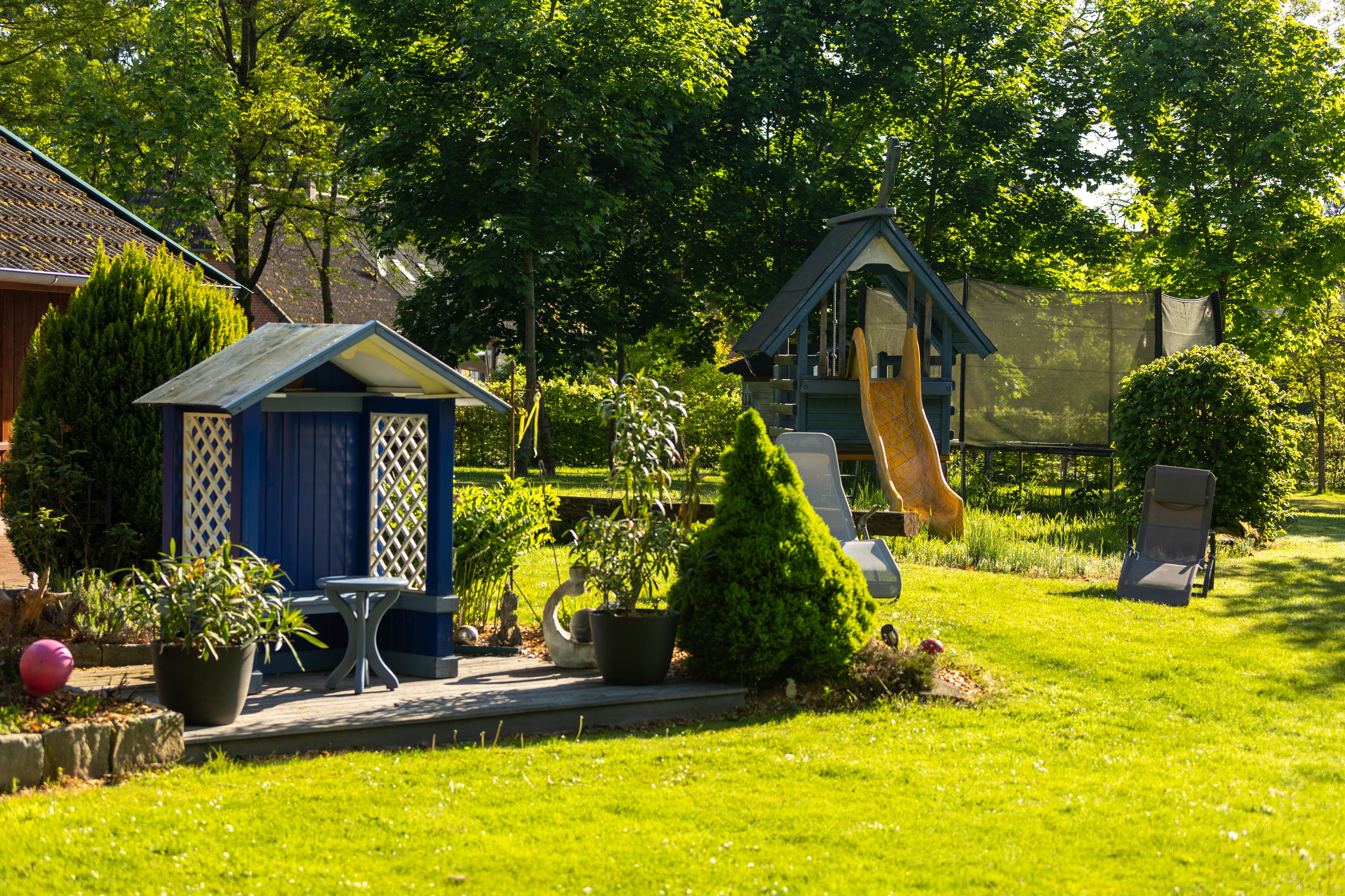 Kleiner Spielplatz am Naturotel Hof Ehlers bei Bergen
