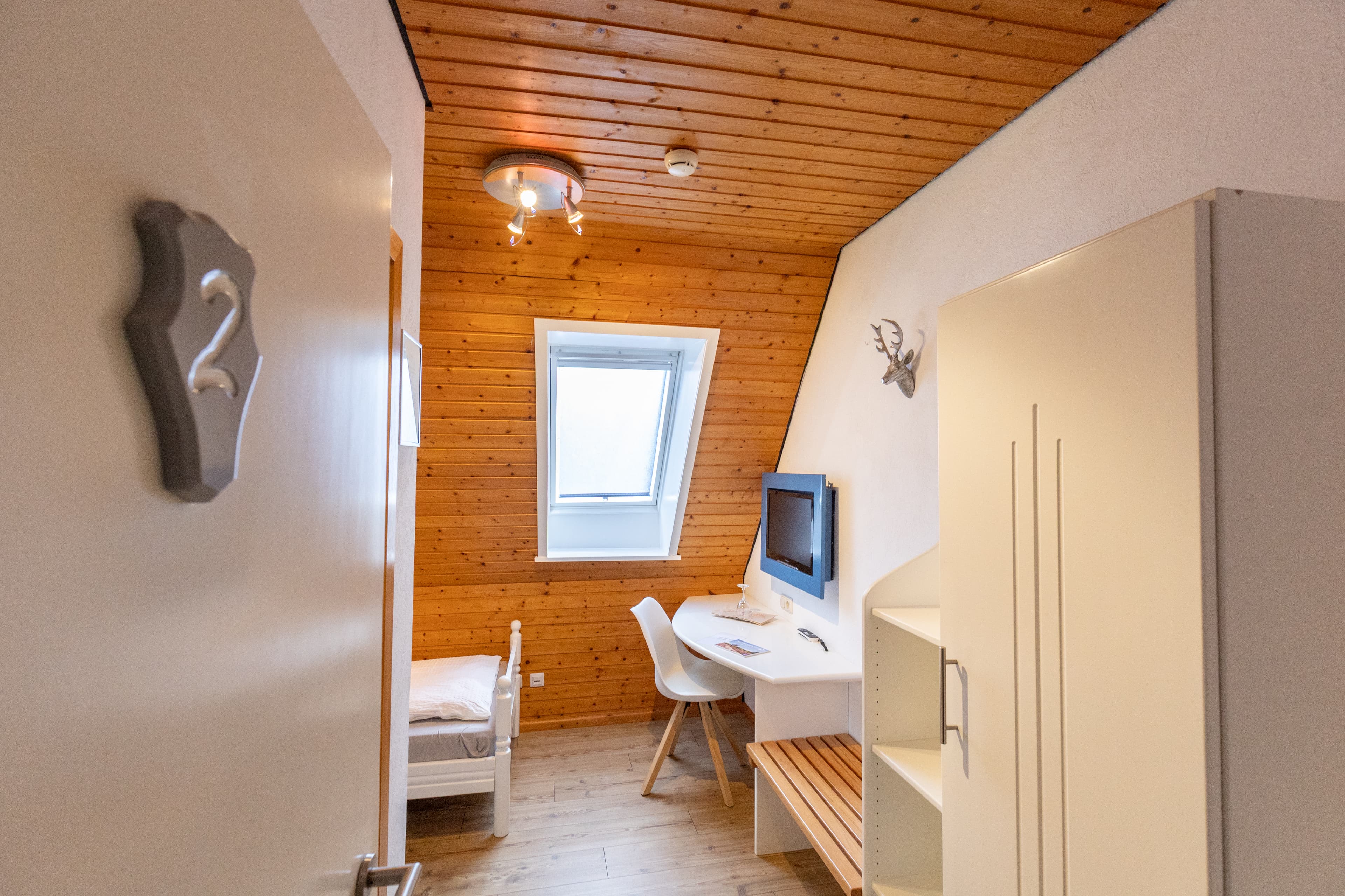 Einzelzimmer in dem Naturotel Hof Ehlers bei Bergen