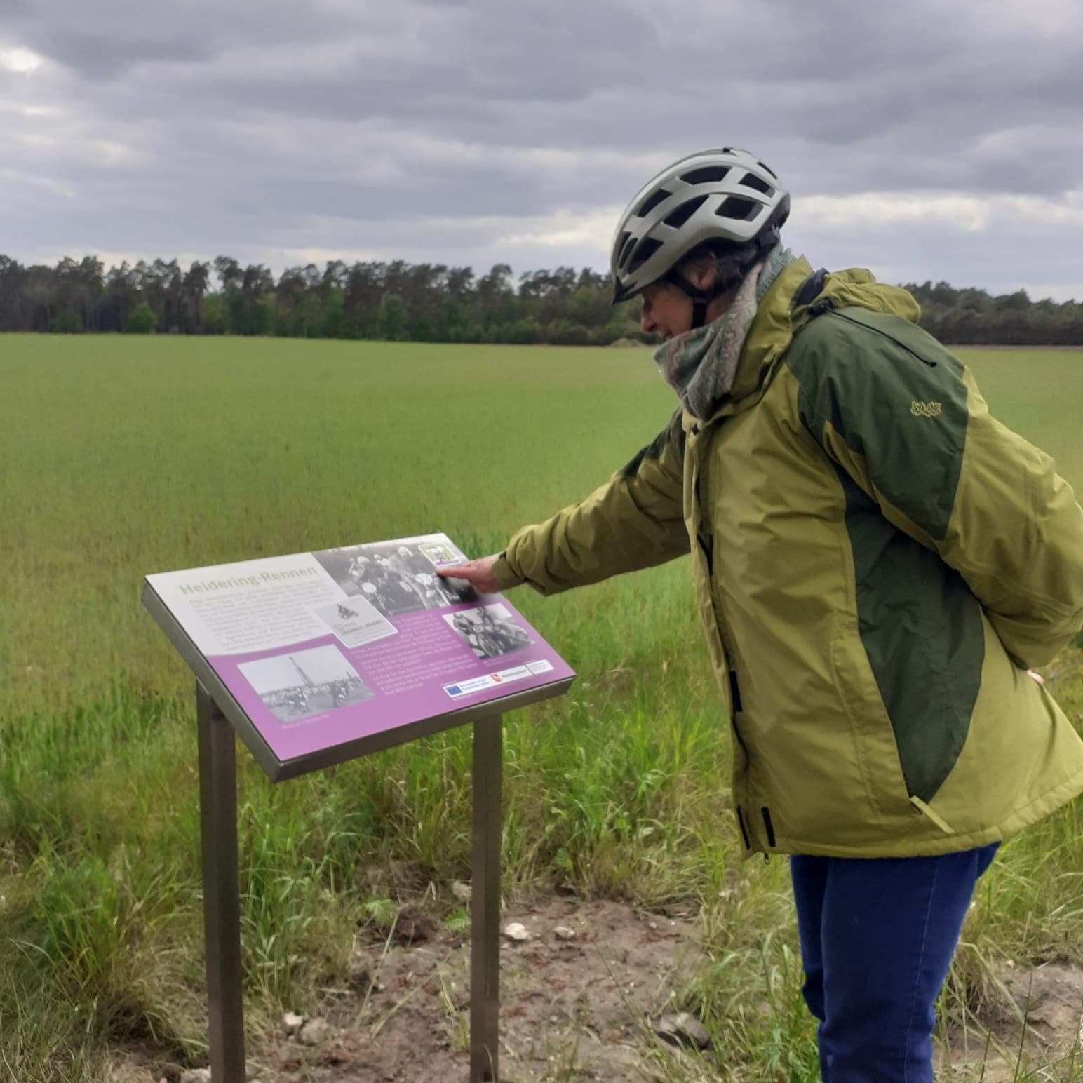 Thementafel Heidering-Rennen Wanderweg Hohne