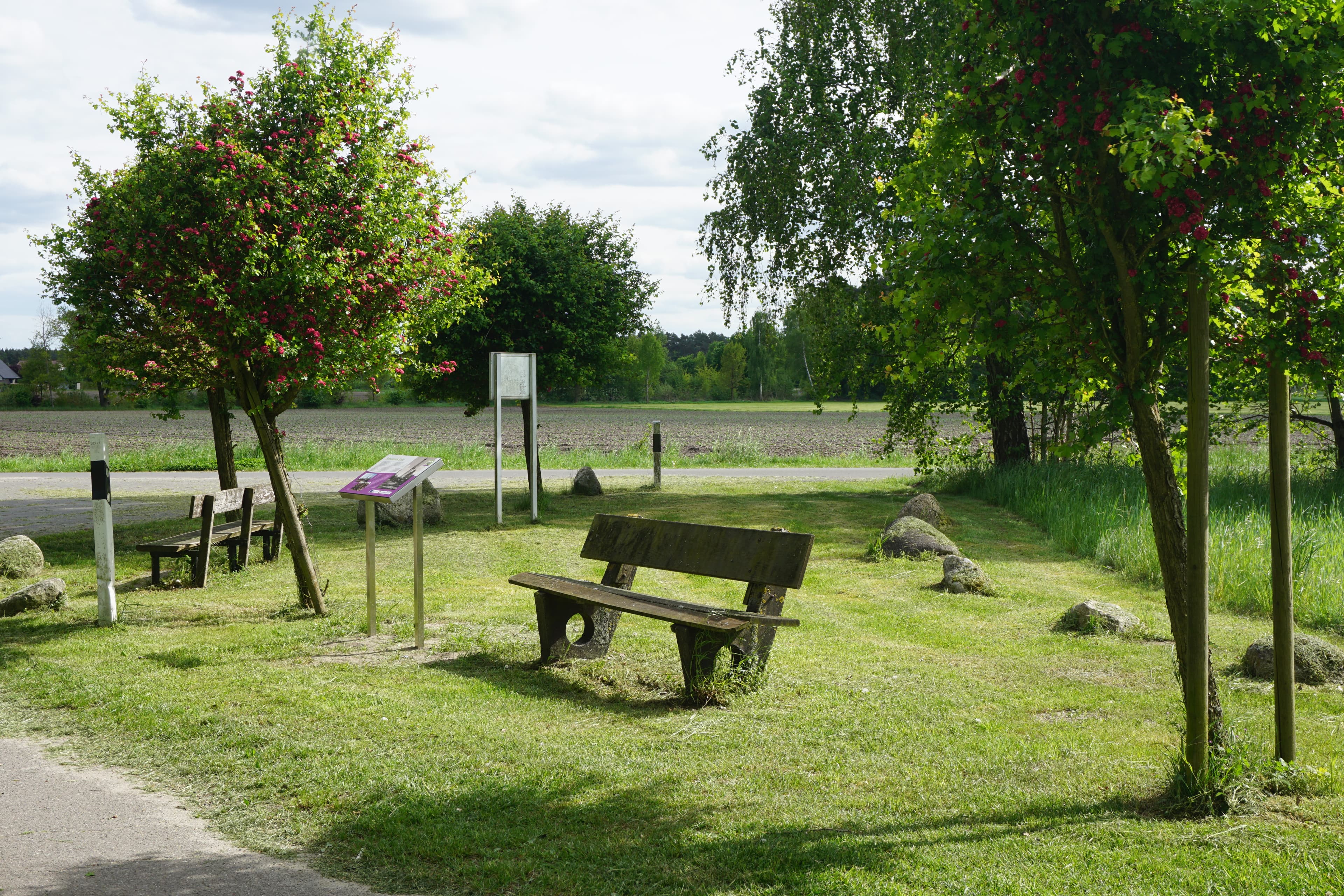 Thementafel Schwarzes Gold Wanderweg Hohne