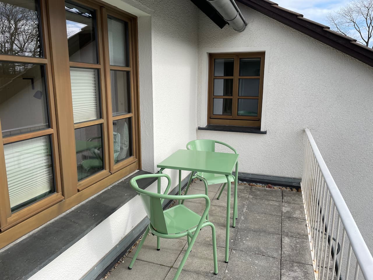 Balkon der Wohnung 3 Apartment Gehäge 5 in Hermannsburg