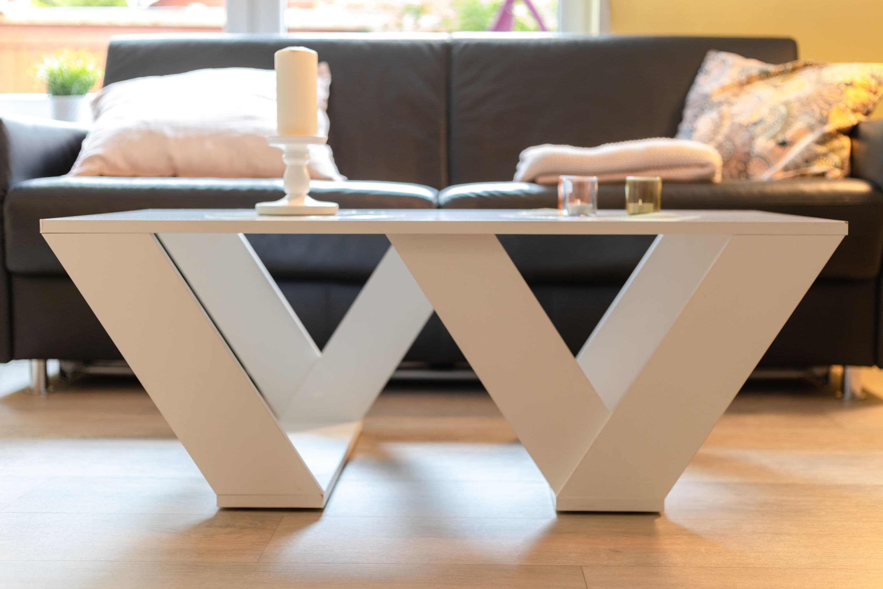 Wohnzimmer in dem Ferienhaus am See bei Hermannsburg