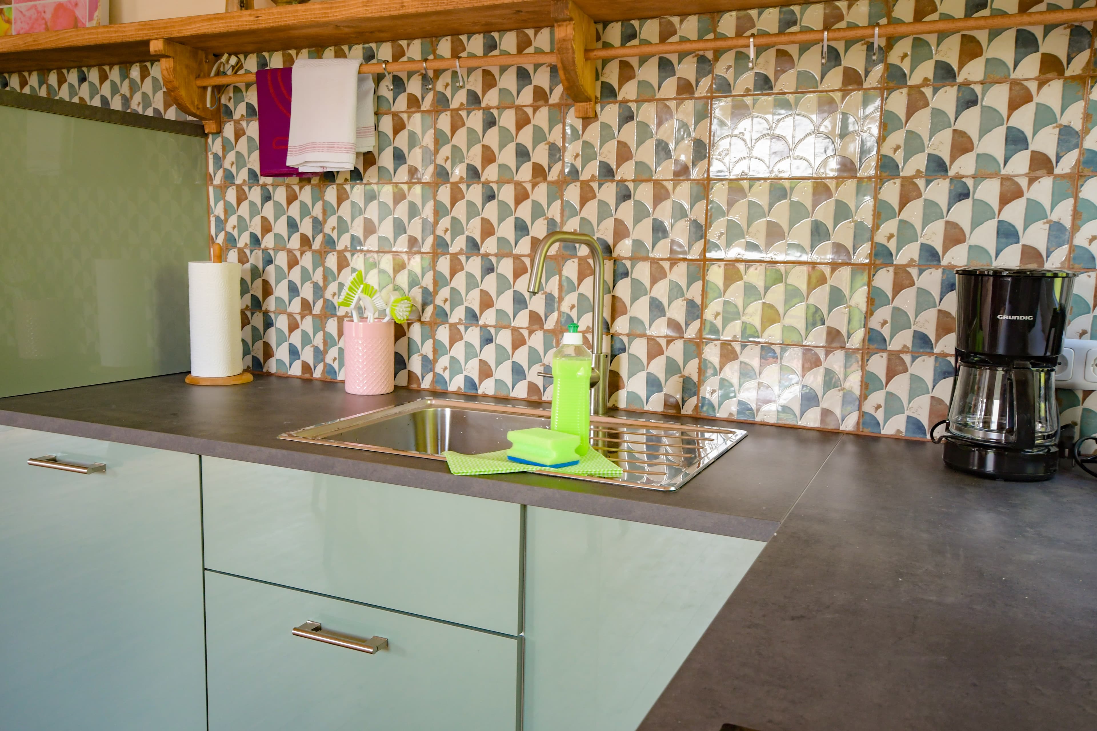 Küche im Ferienhaus Oertzeparadies Hermannsburg