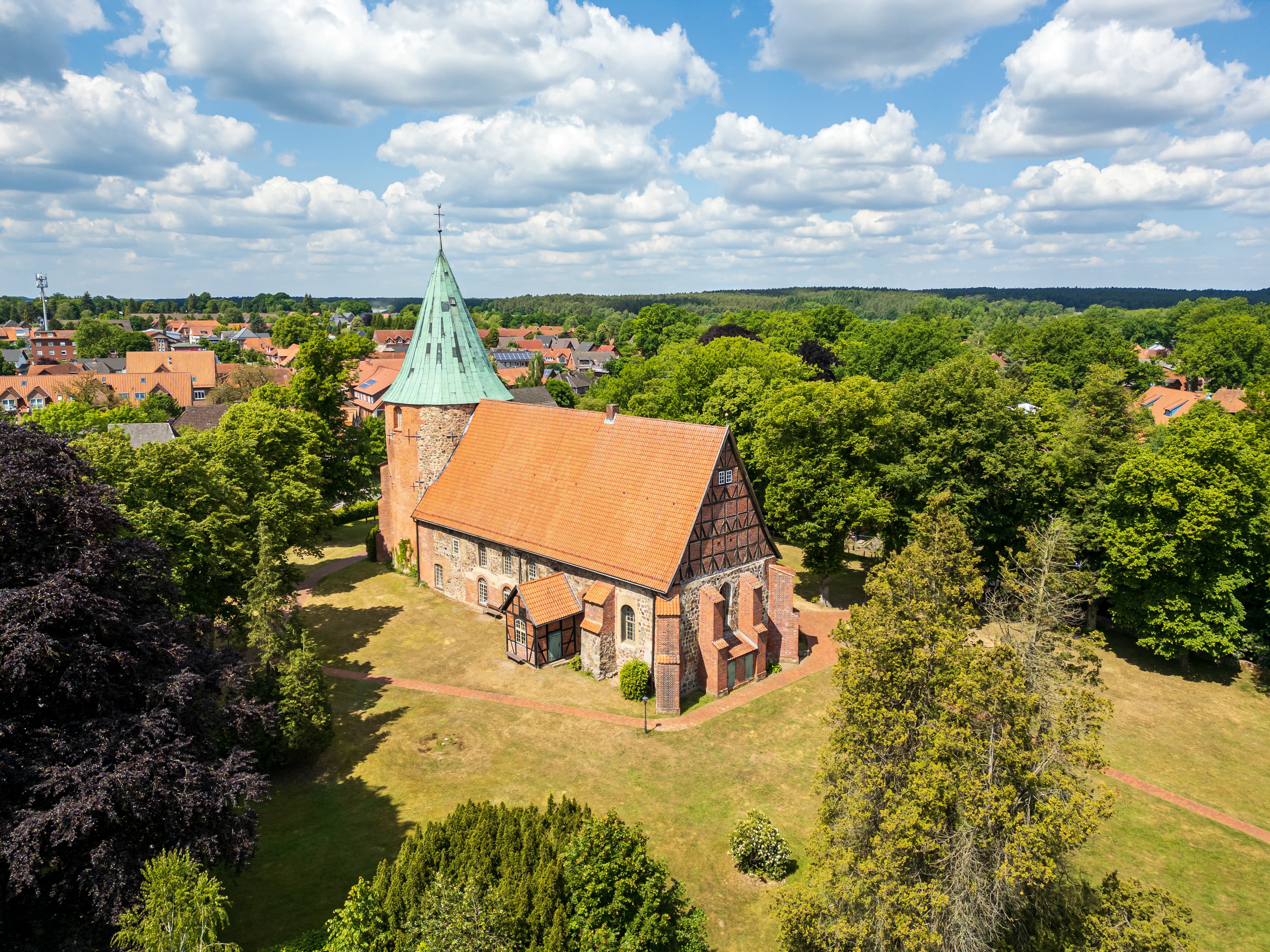 St. Johanniskirche von oben