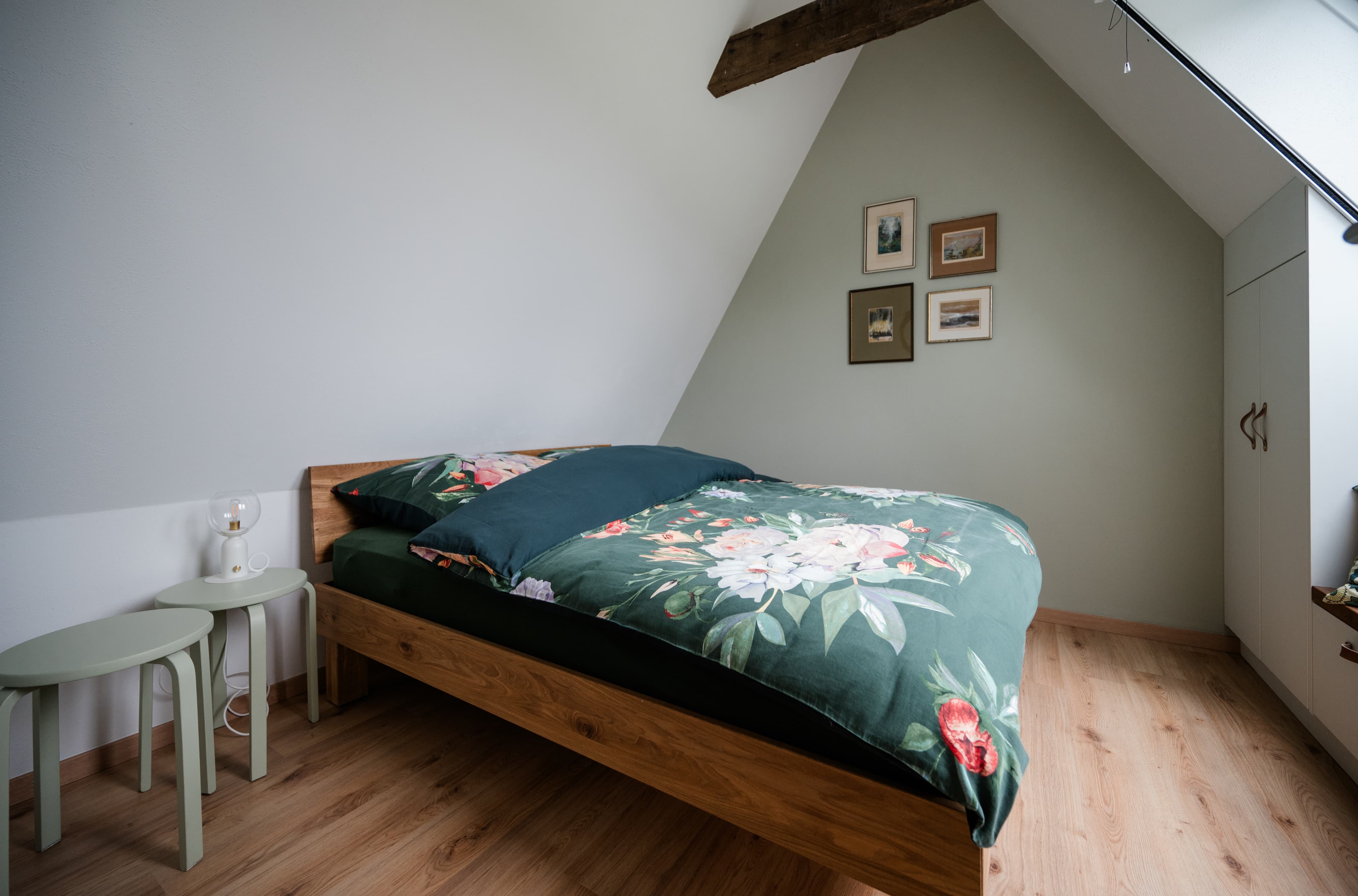 Schlafzimmer im Ferienhaus Oertzespeicher bei Hermannsburg