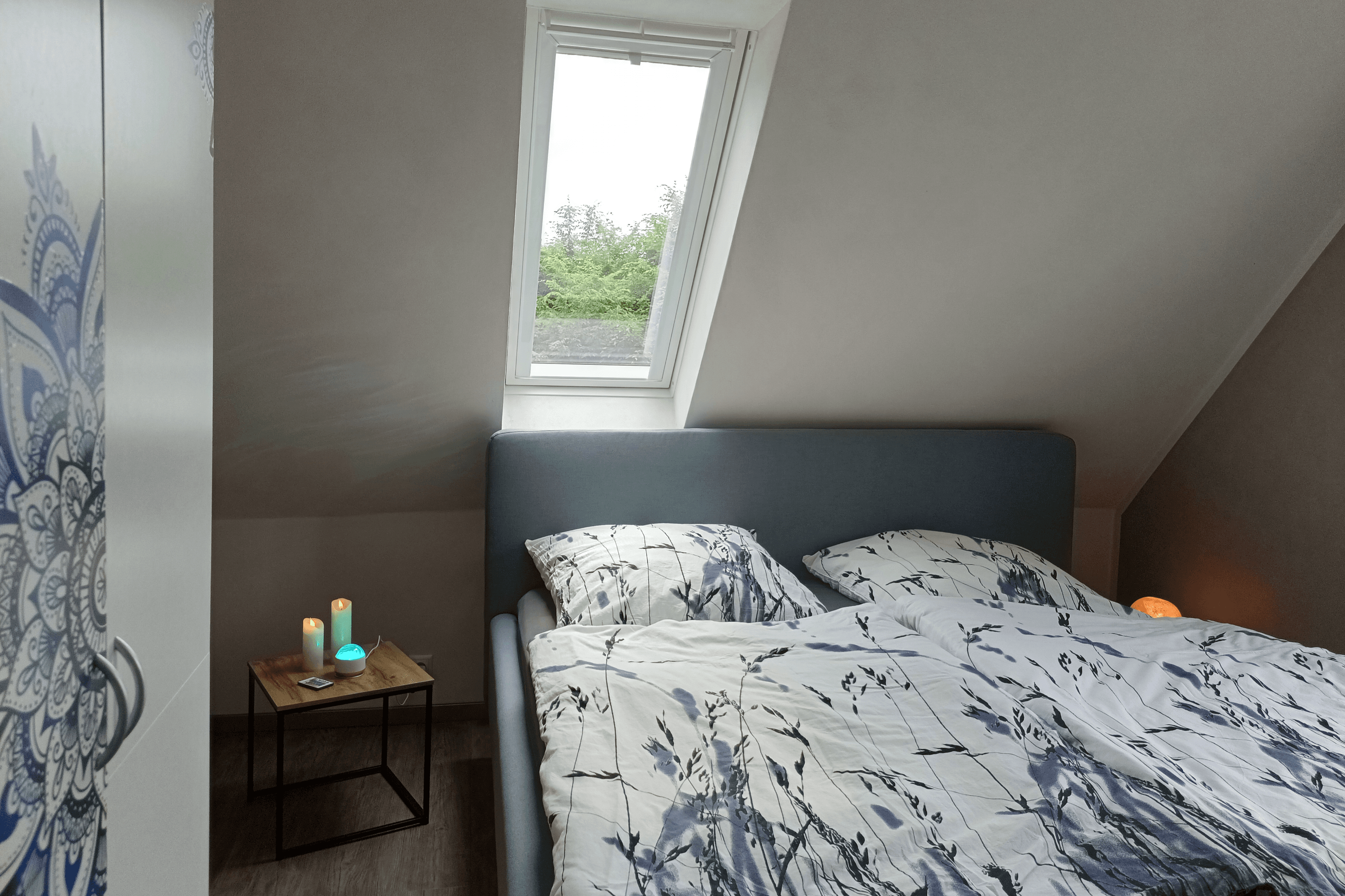 Schlafzimmer in der Ferienwohnung Allerblick in Celle